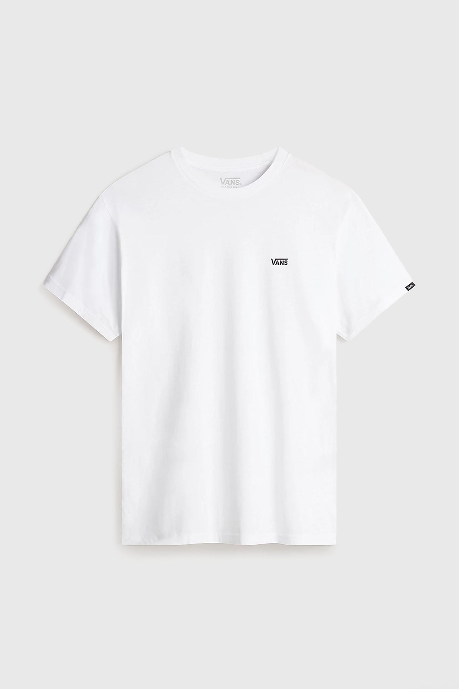 Vans "off The Wall" Left Chest Logo Tee Bianco Unisex - 1