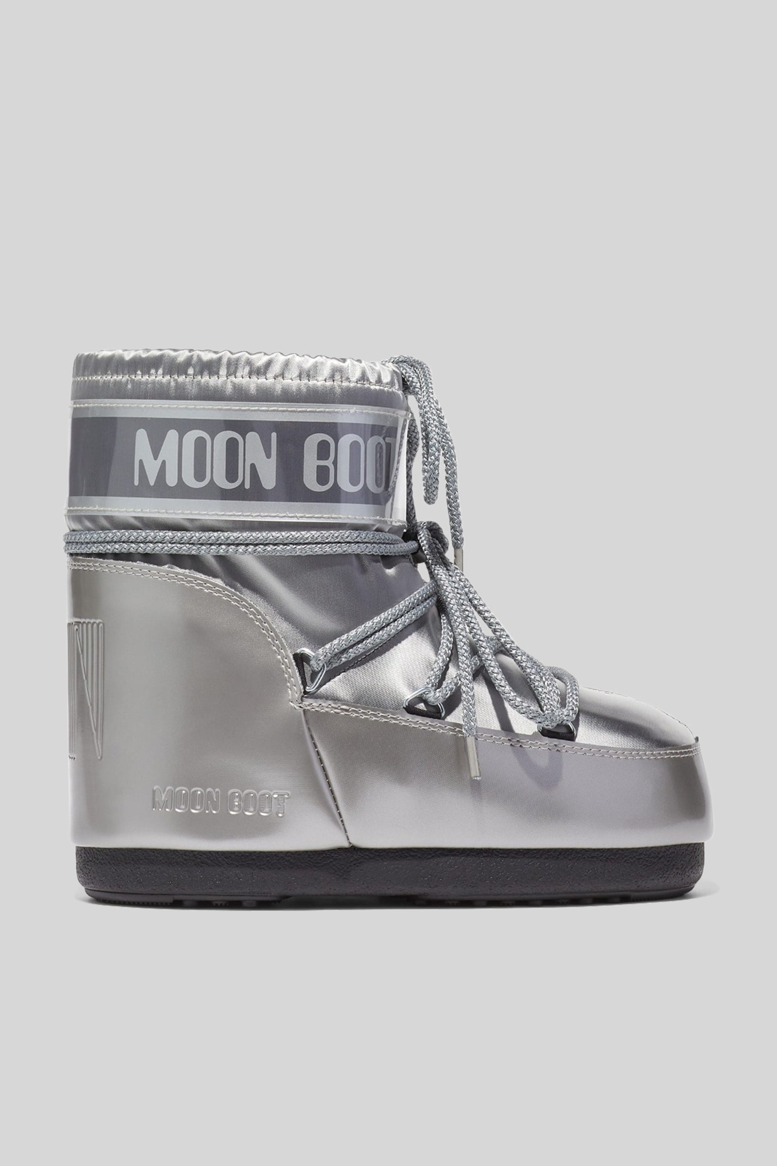 Moon Boot Icon Low Glance In Raso Argento Donna - 1