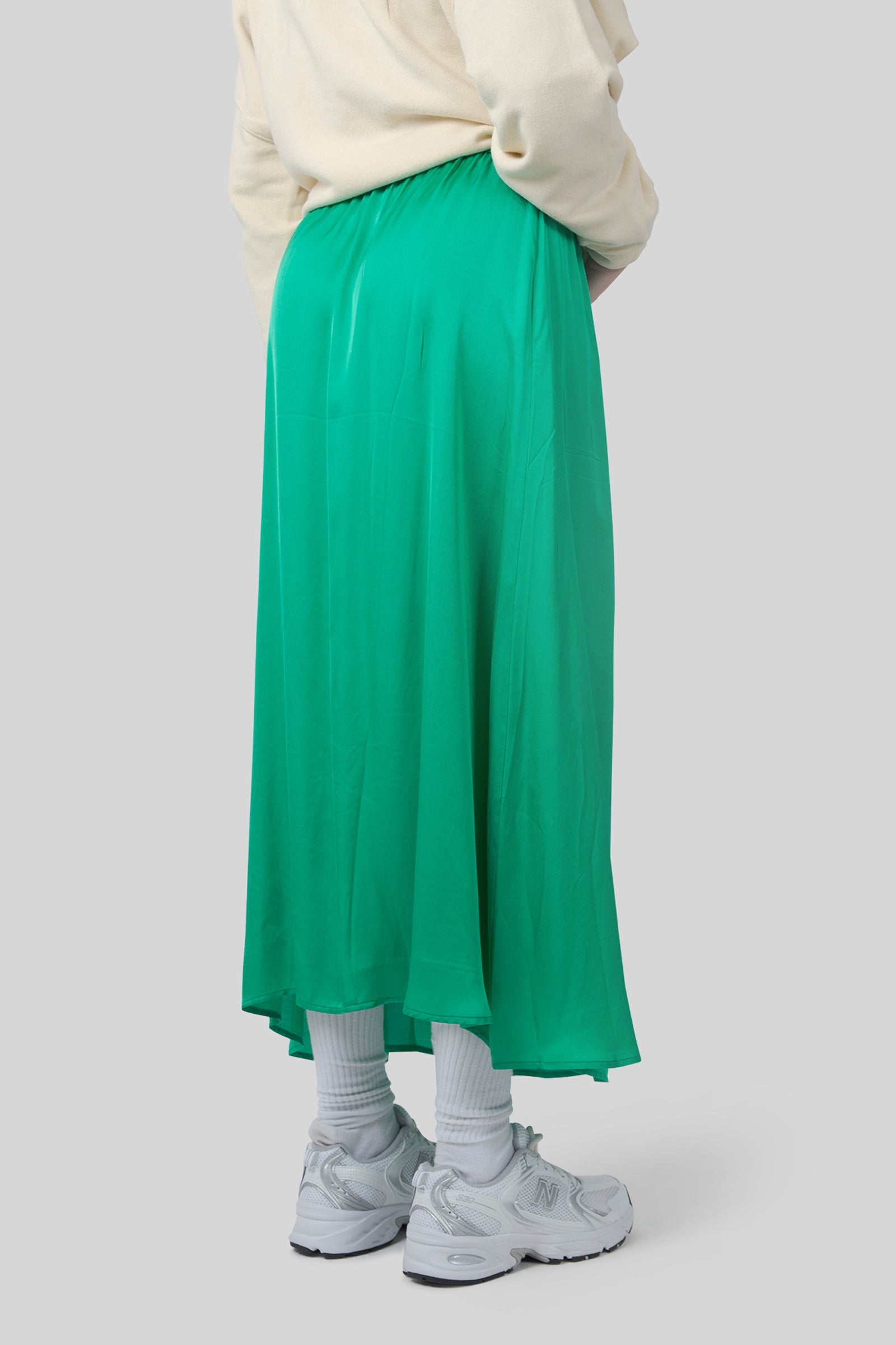 American Vintage Gonna Bovalow Verde Donna - 5