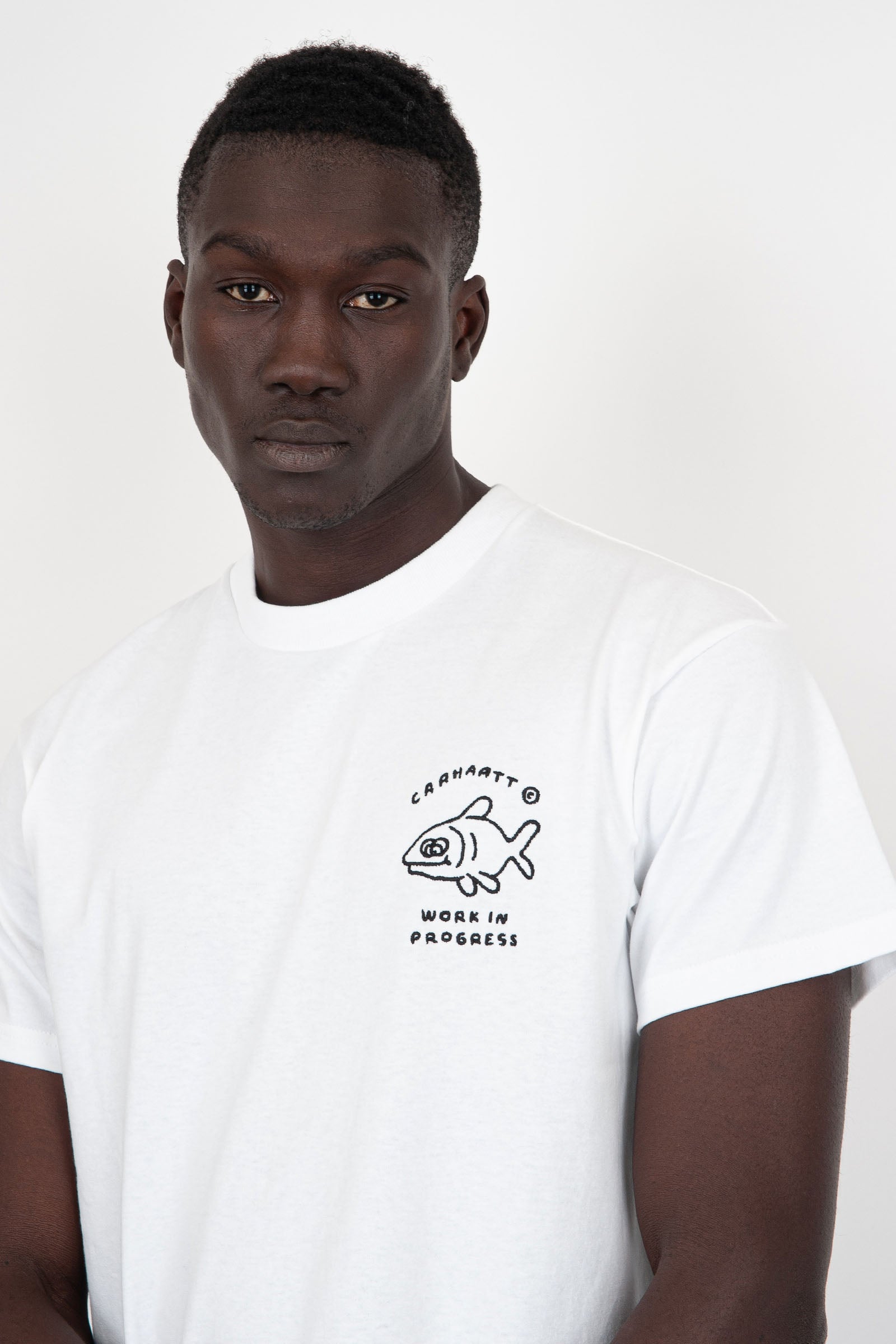 Carhartt WIP T-Shirt Icons Cotone Bianco - 2