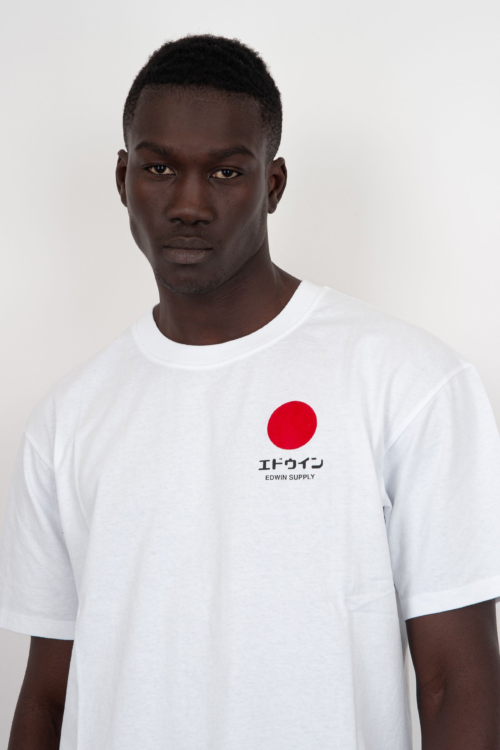 Edwin T-shirt Japanese Sun Supply Cotone Bianco - 2