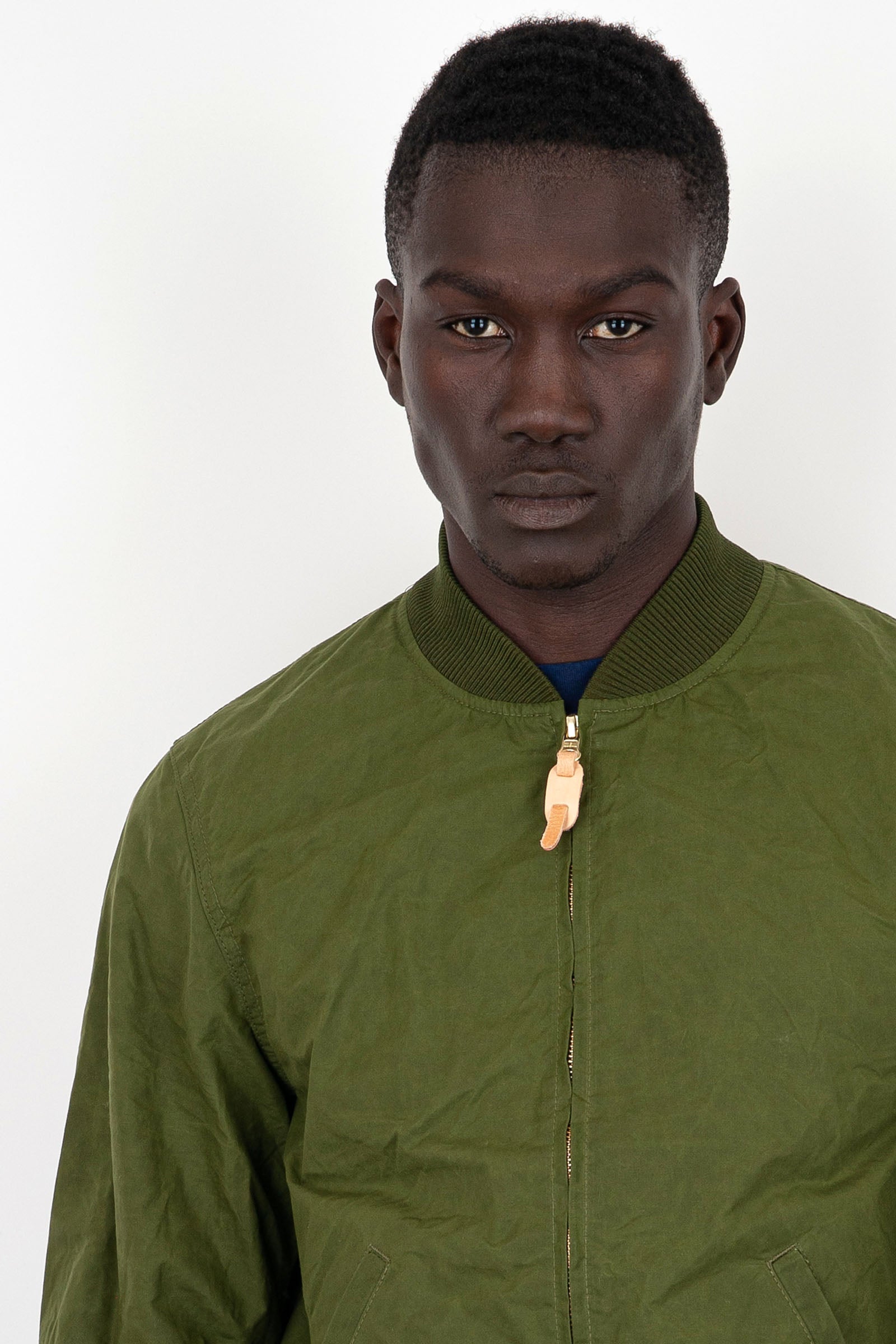 Manifattura Ceccarelli Bomber Coat Cotone Verde Chiaro - 6