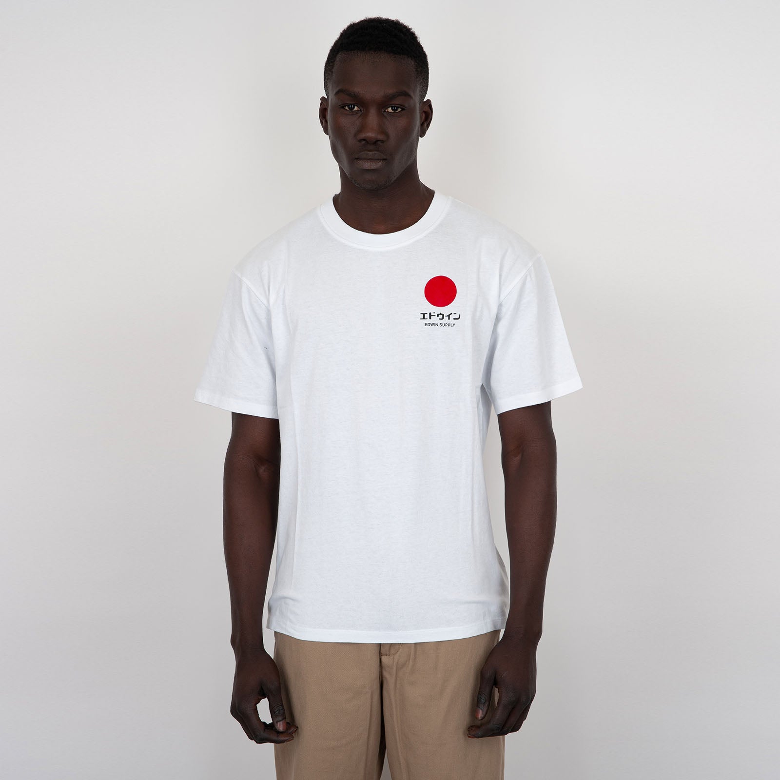 Edwin T-shirt Japanese Sun Supply Cotone Bianco - 6