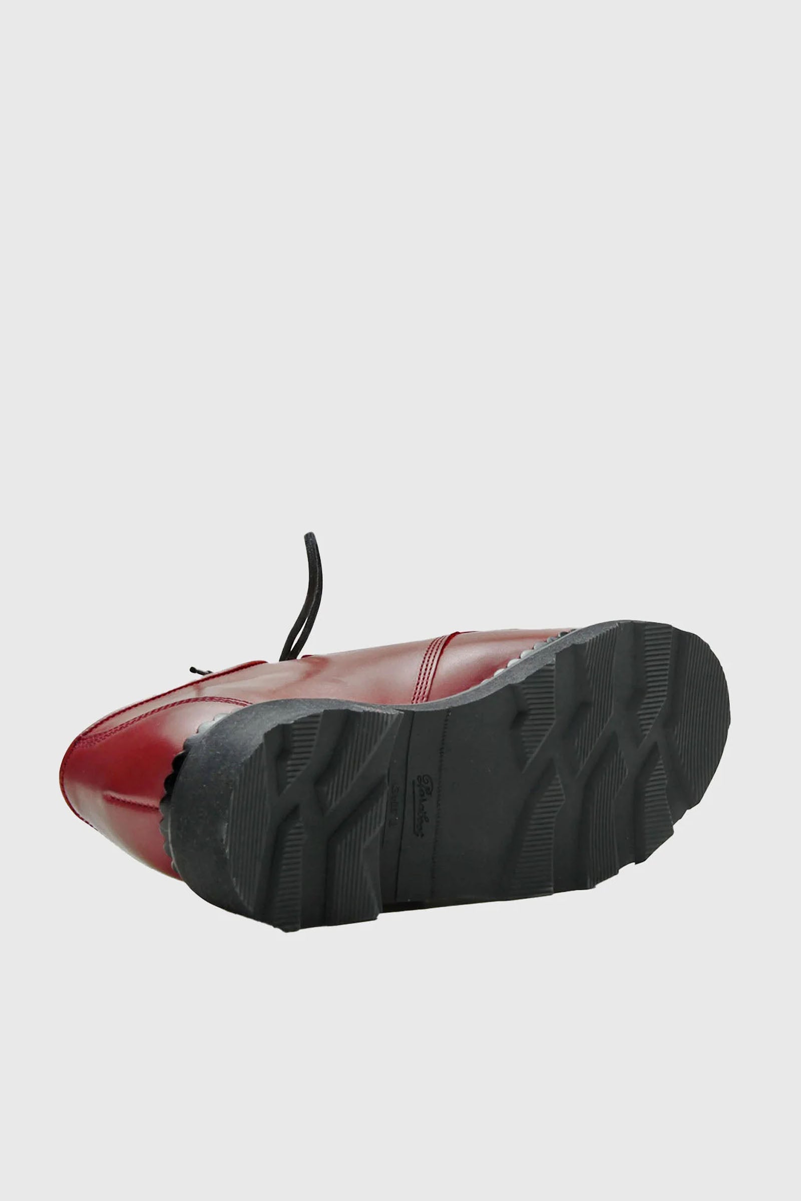 Paraboot Scarpa Derby Beaubourg Lisse Rouge Rosso Donna - 5