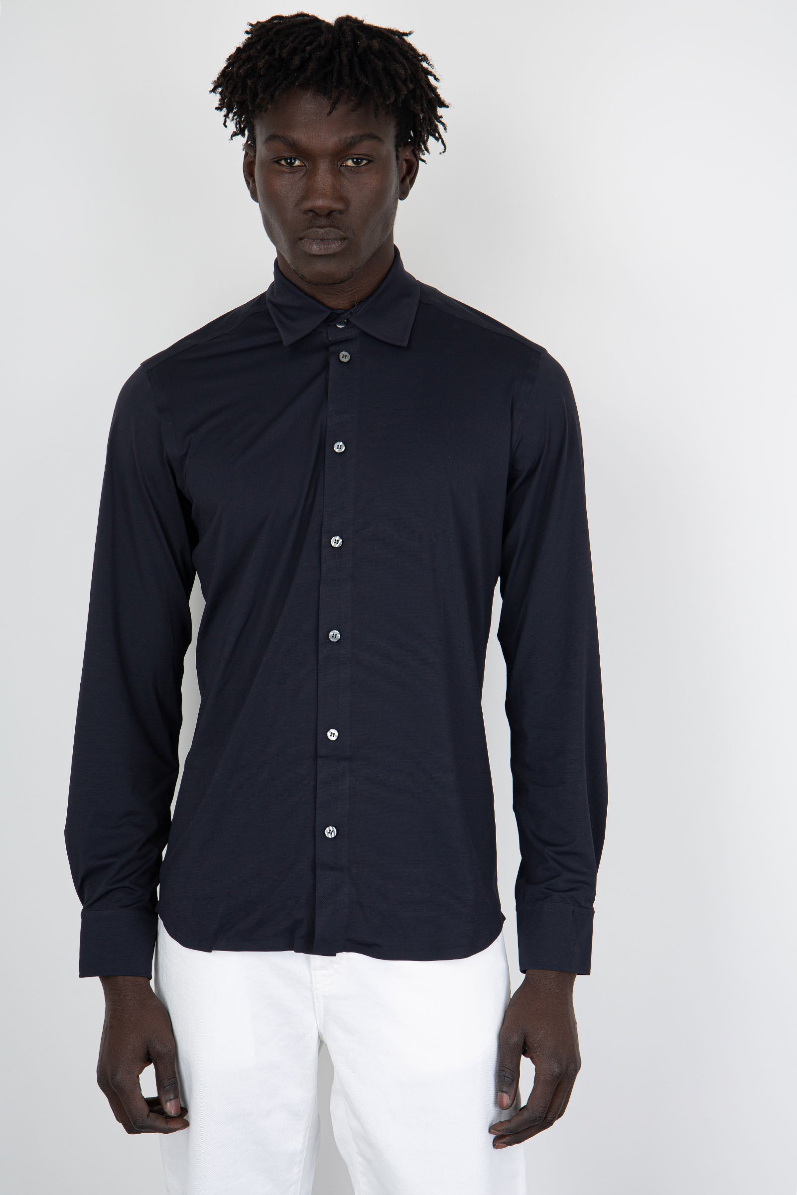 Rrd Camicia Shirt Techno Blu Scuro Uomo - 1