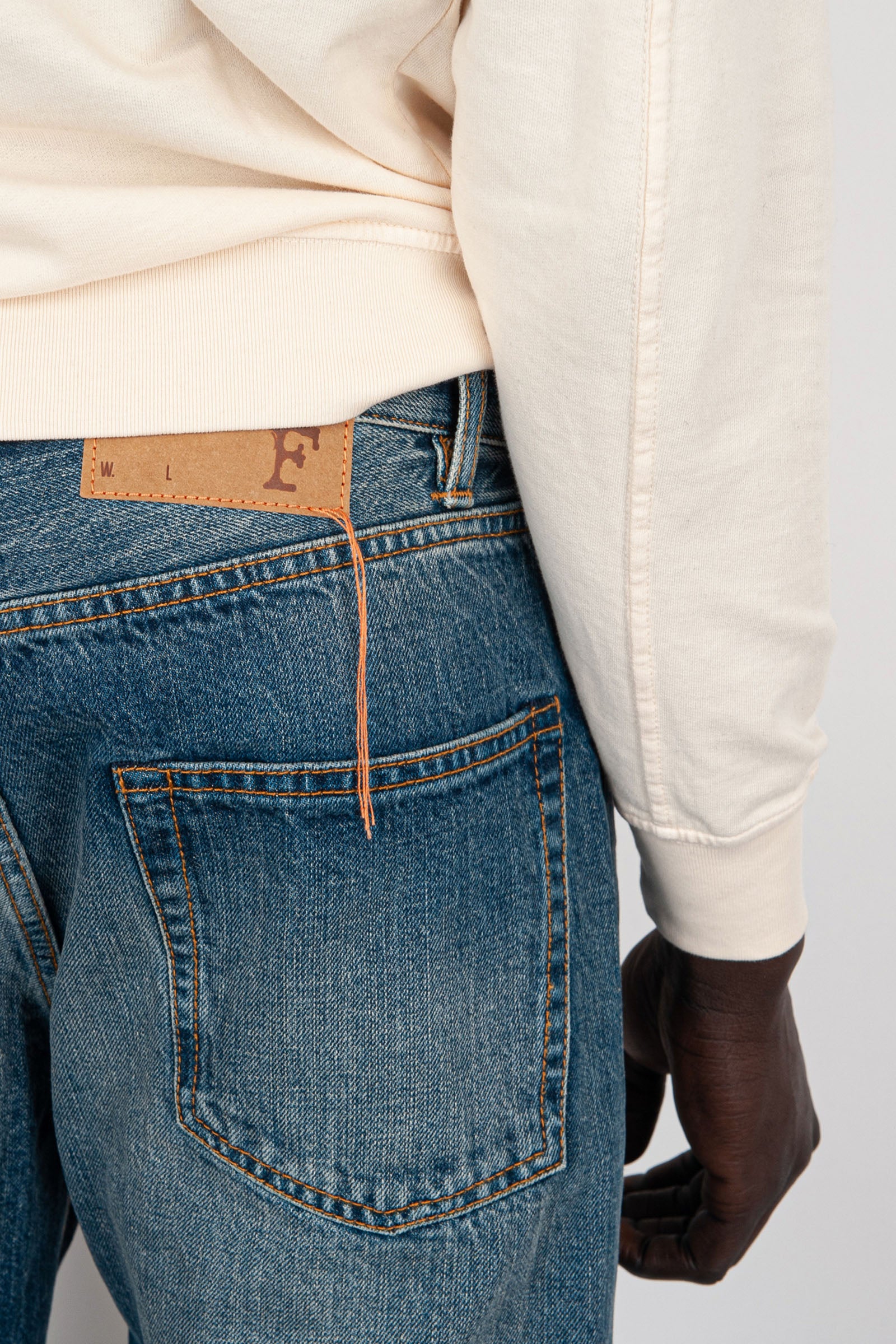 Fortela Jeans 911 Super John Denim Blu Medio - 2