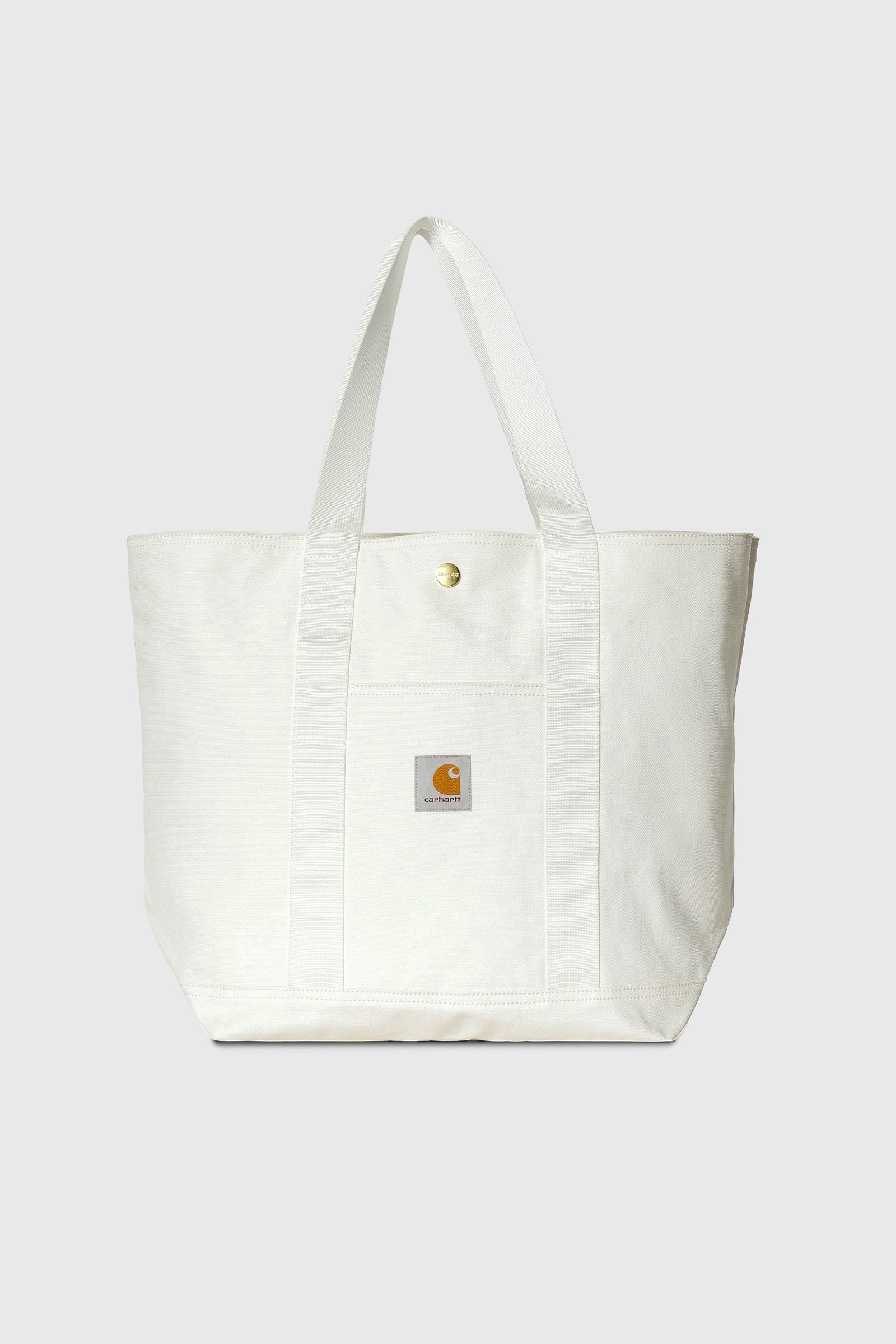 Carhartt WIP Borsa Canvas Tote Cotone Bianco - 1