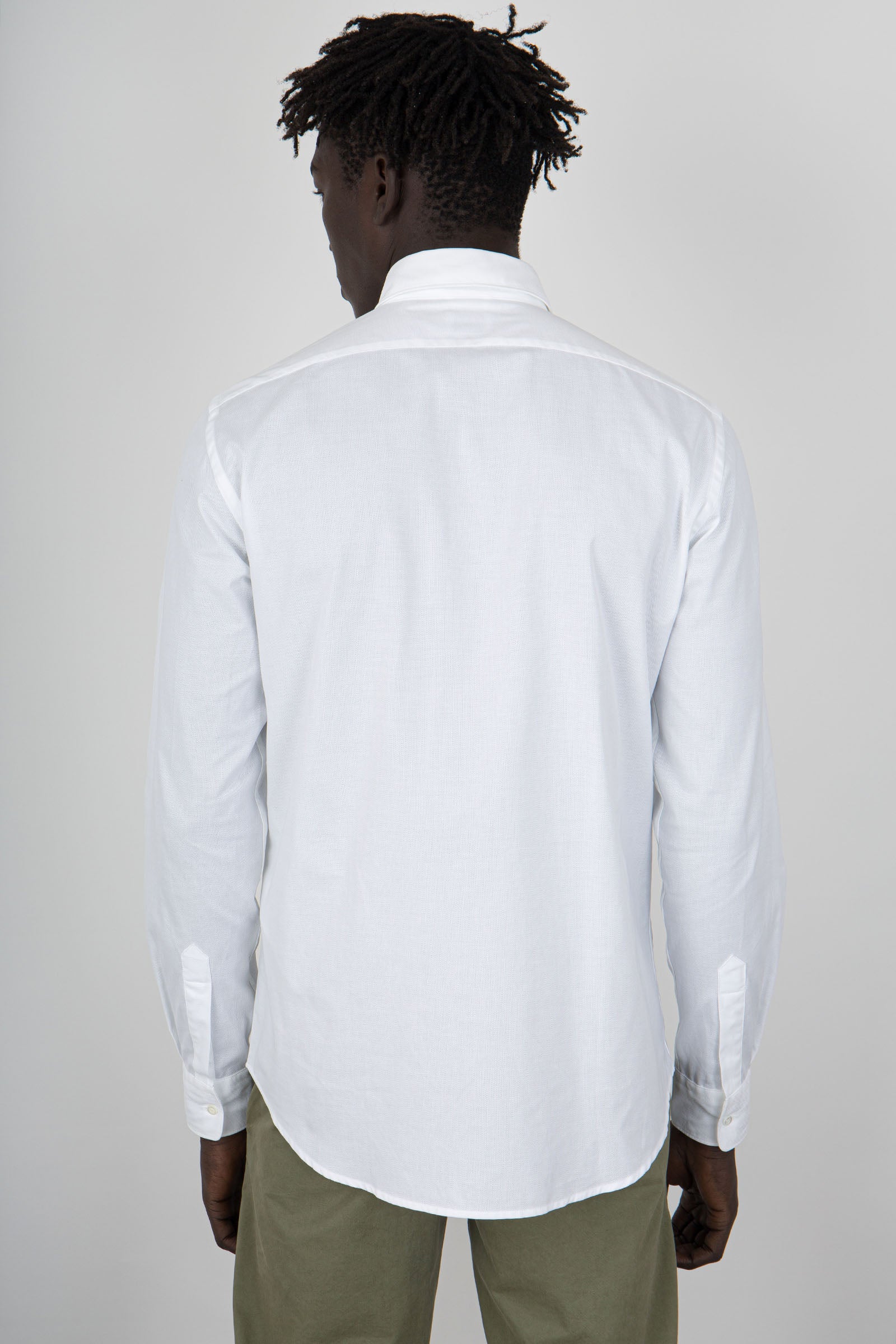 Aspesi Camicia Comma Bianco Uomo - 4