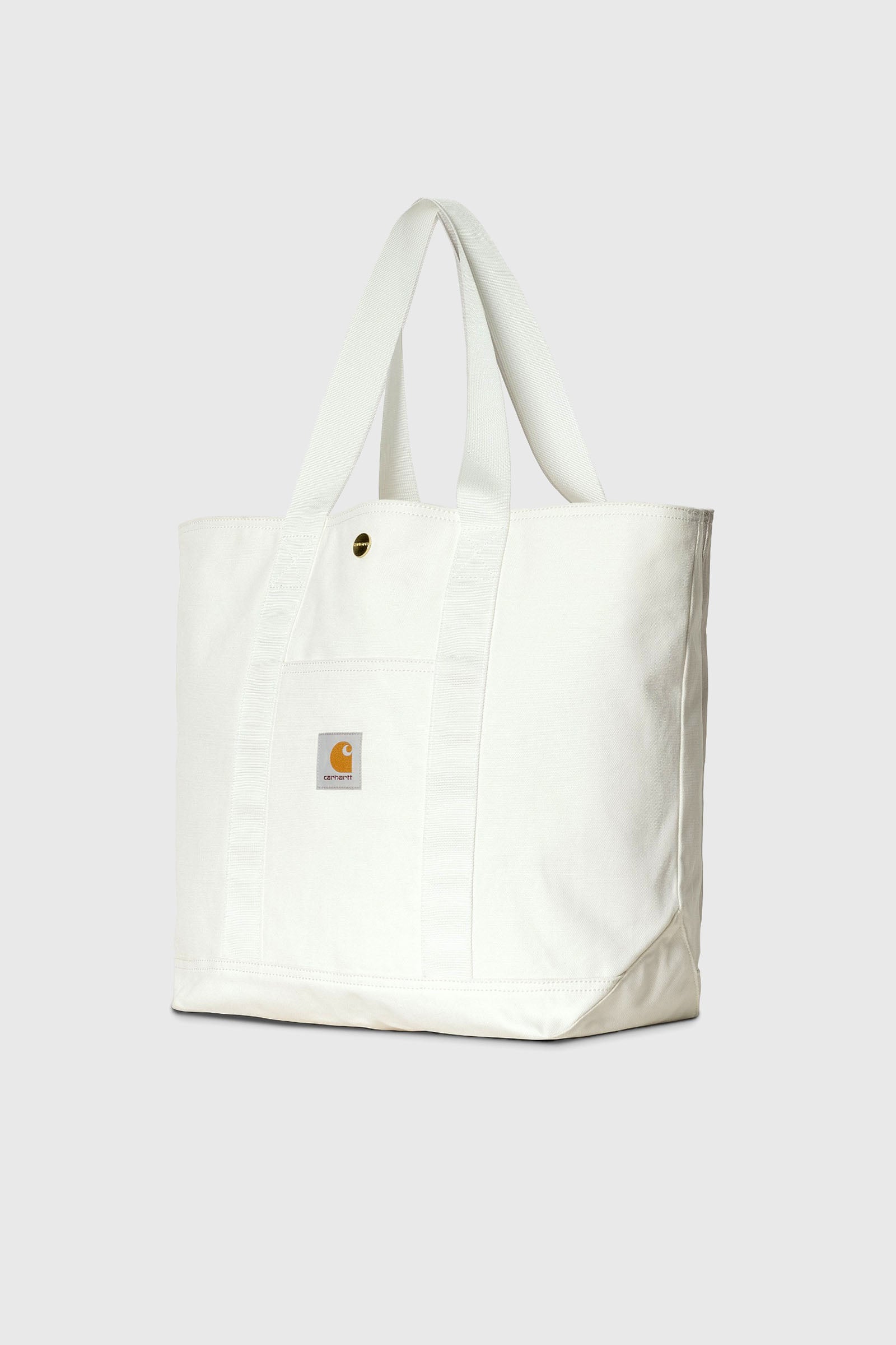 Carhartt WIP Borsa Canvas Tote Cotone Bianco - 2
