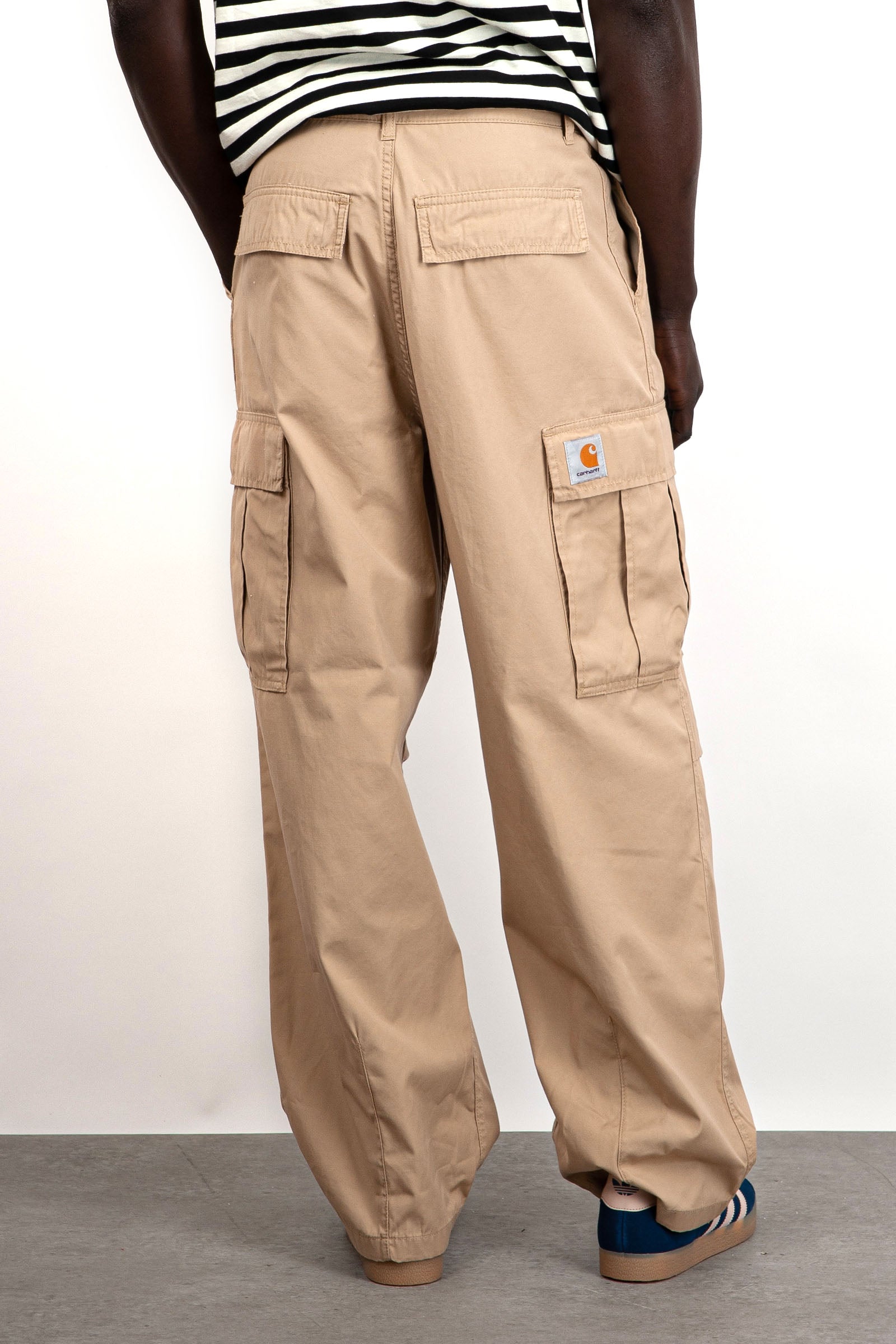 Carhartt WIP Pantaloni Cole Cargo Cotone Sabbia - 5