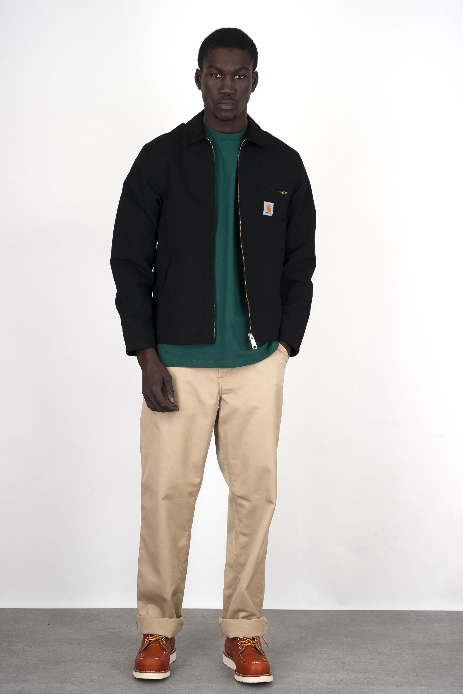 Carhartt Wip T-shirt S/s Chase Verde - 5