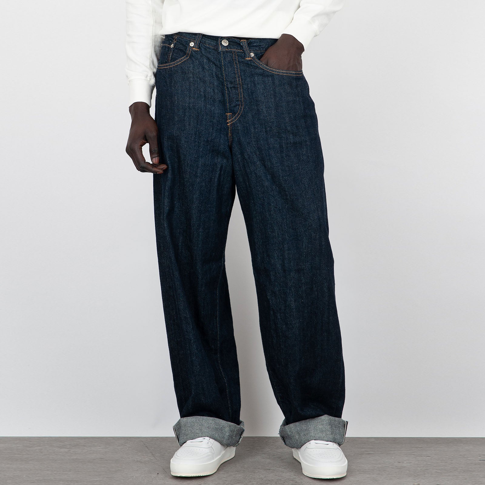 EDWIN Jeans Wide Denim Blu Scuro - 7