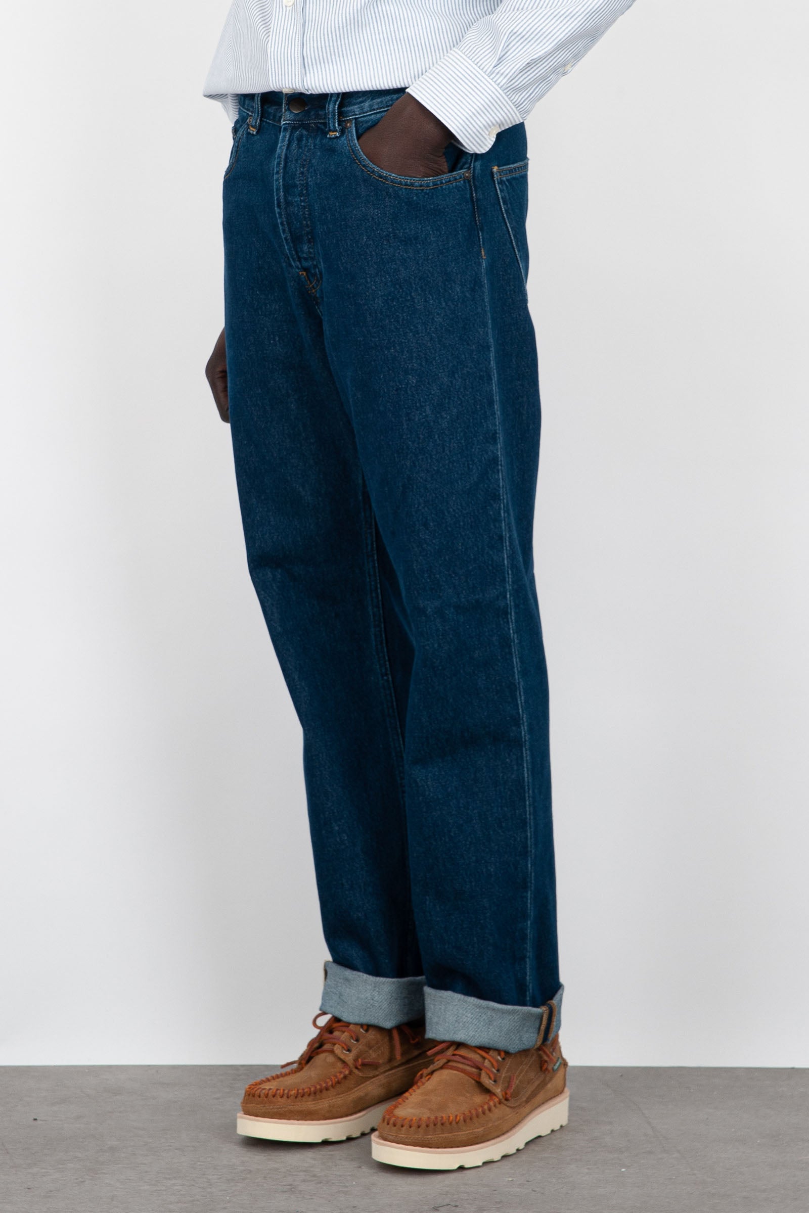 Carhartt WIP Jeans Nolan Denim Blu Medio - 4
