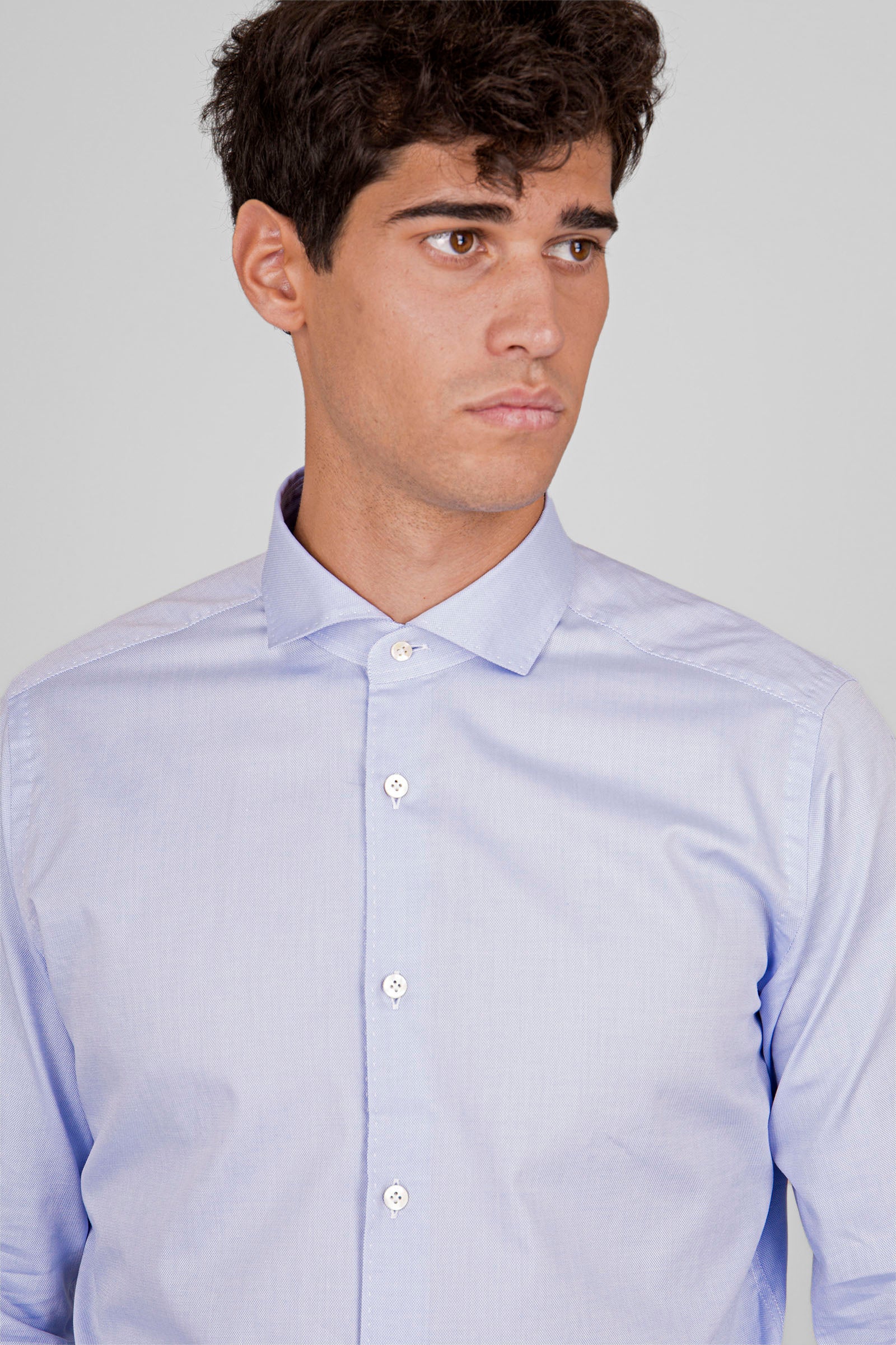 Dnl Camicia Collo Francia Azzurro Uomo - 5