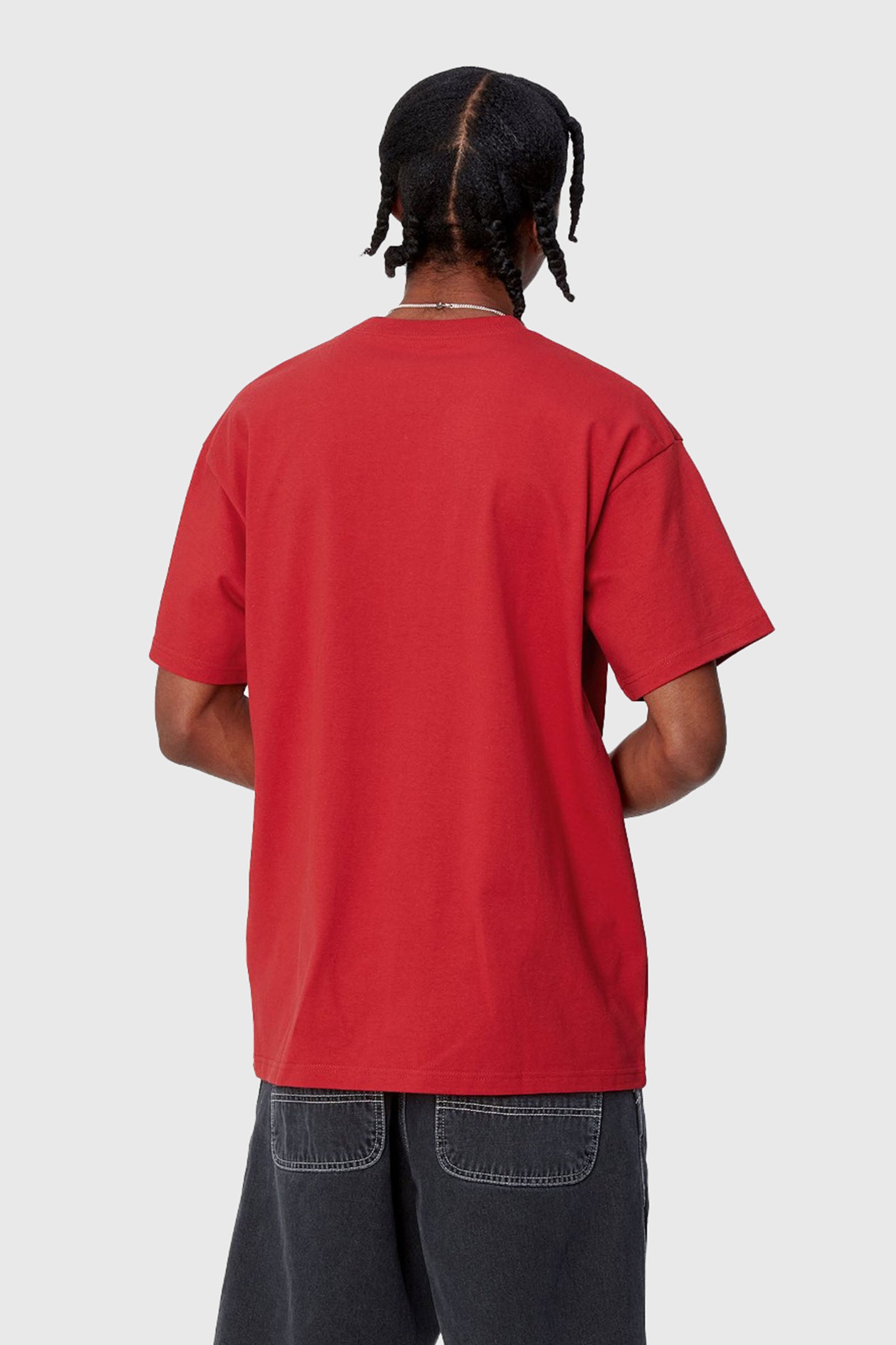 Carhartt WIP T-Shirt S/S Smart Sports Cotone Rosso - 2
