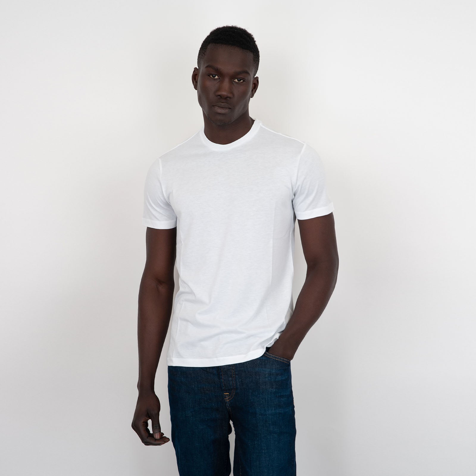 Majestic Filatures T-Shirt Girocollo Cotone/Lyocell Bianco - 6