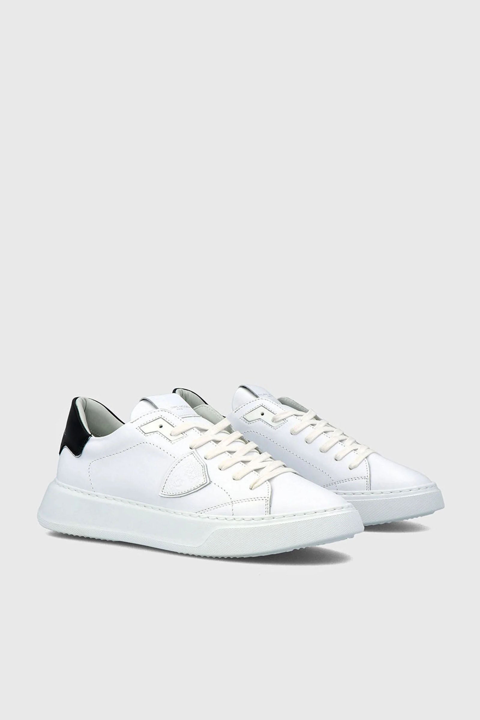 Philippe Model Sneaker Temple Veau Pelle Bianco/Nero - 2