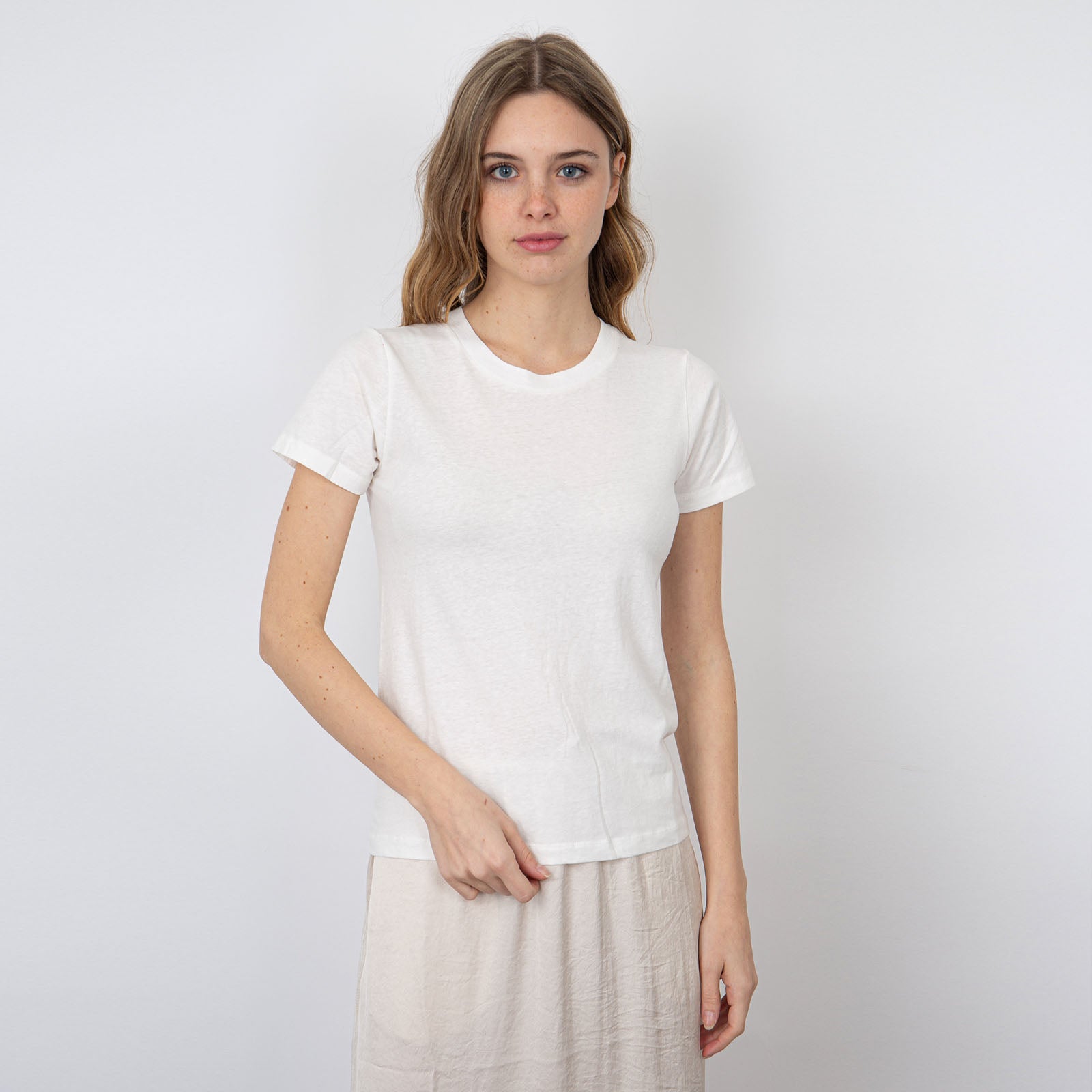 American Vintage T-Shirt Gamipy Cotone Bianco - 6