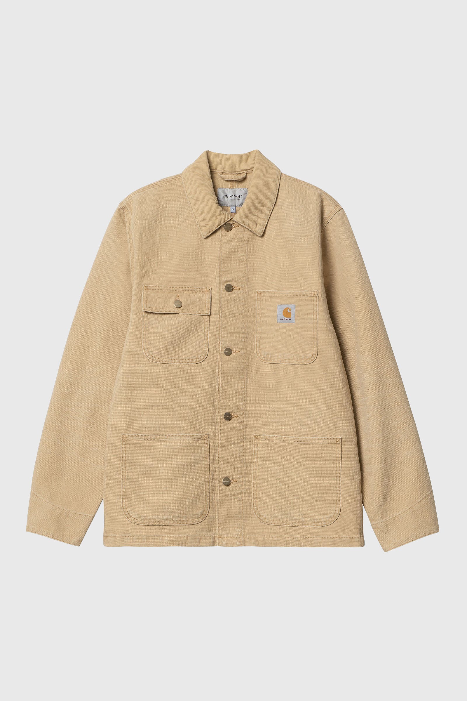 Carhartt WIP Camicia Michigan Coat Cotone Sabbia - 7