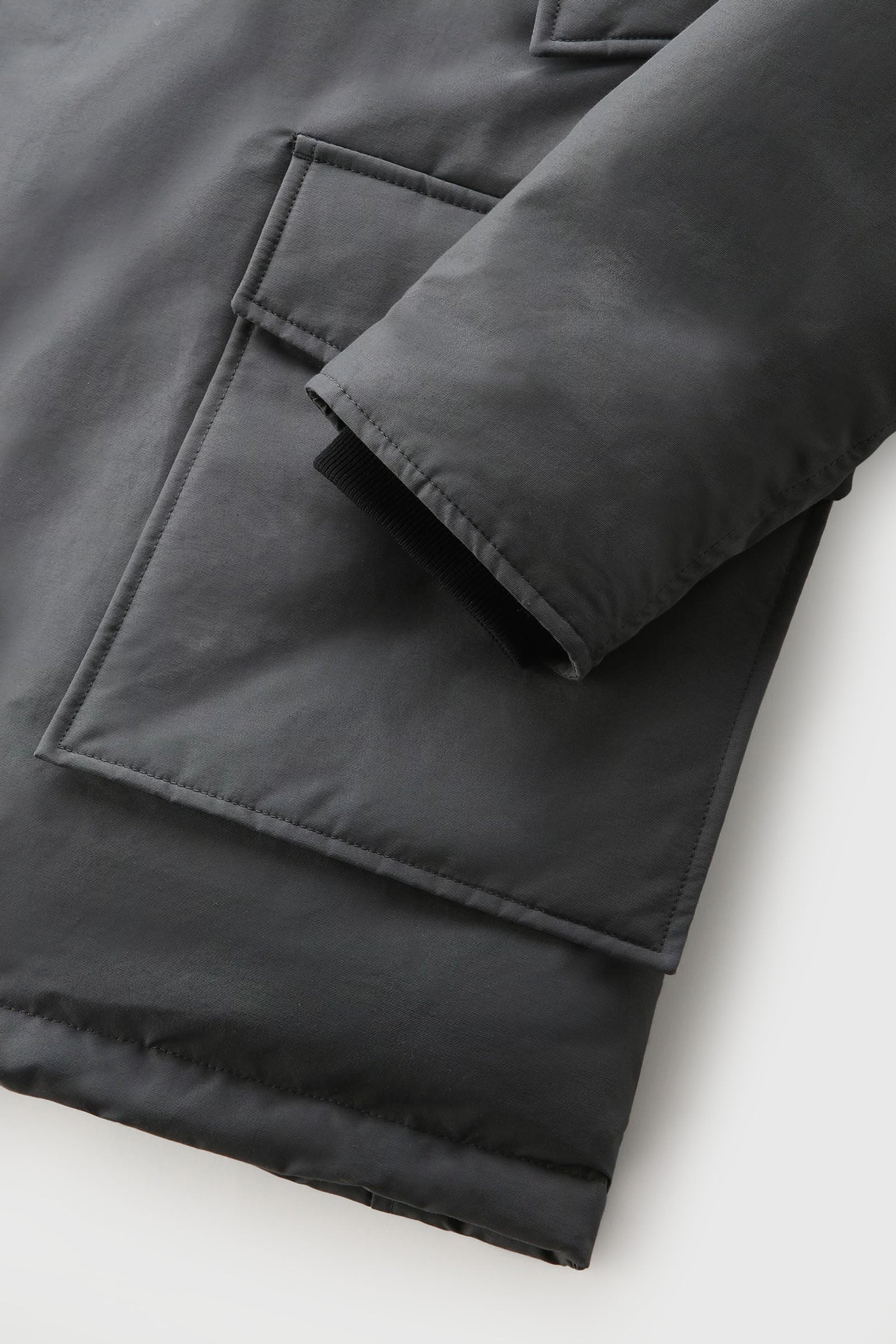 Woolrich Arctic Parka Ramar Cloth con Pelliccia Removibile Grigio - 7