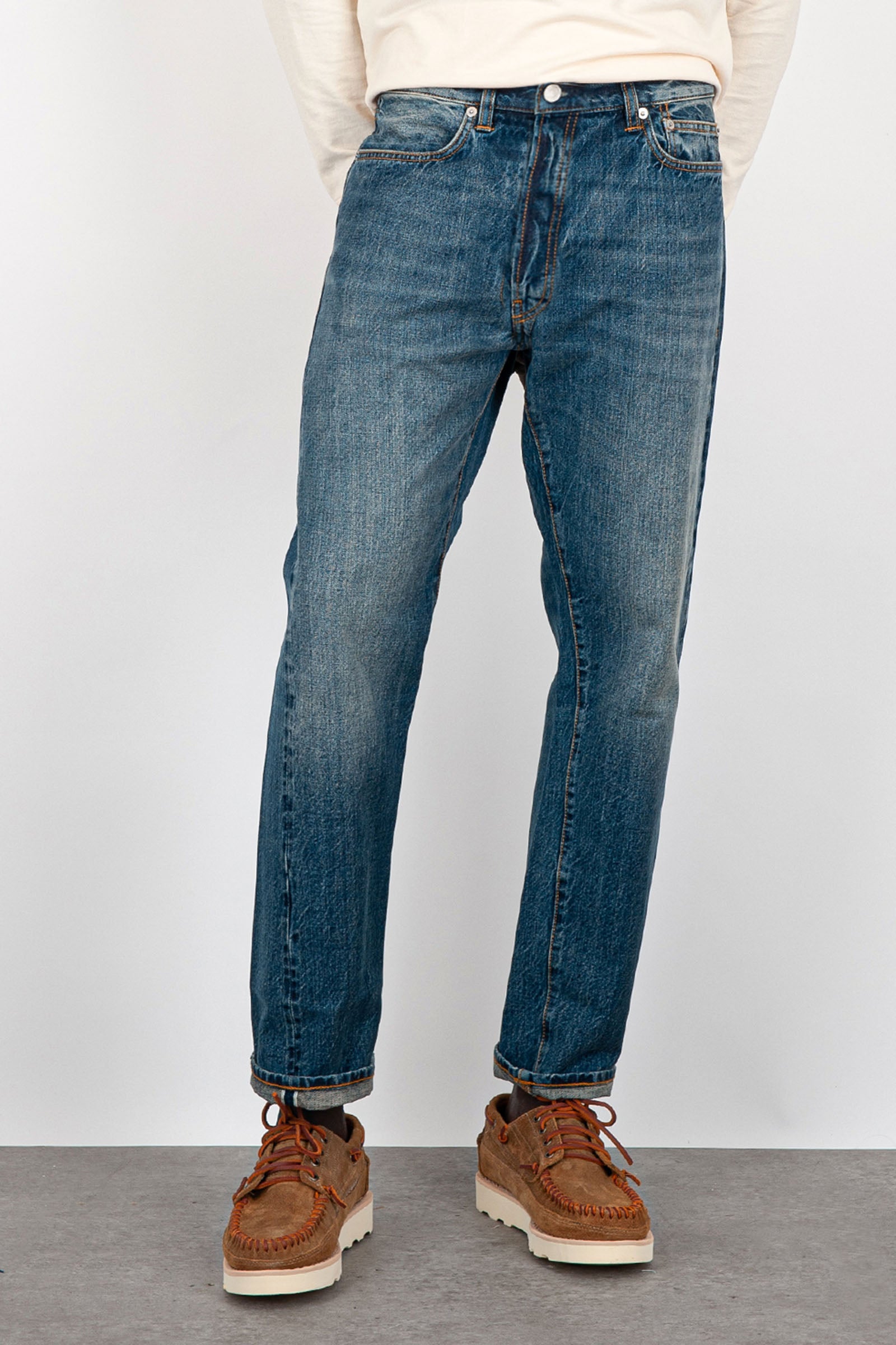 Fortela Jeans 911 Super John Denim Blu Medio - 1