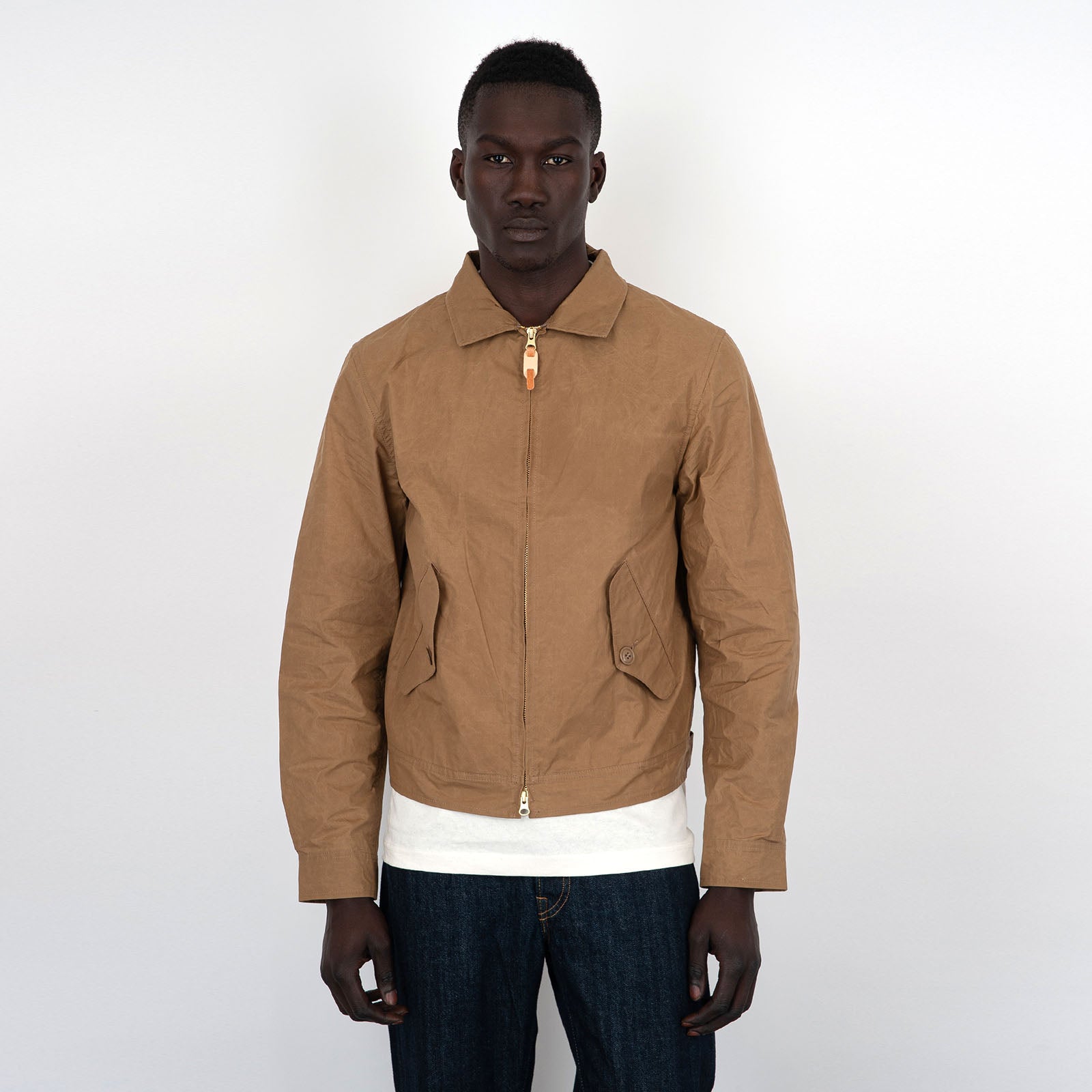 Manifattura Ceccarelli Blazer Coat 6024-QP Dark Tan Cotton Beige - 7