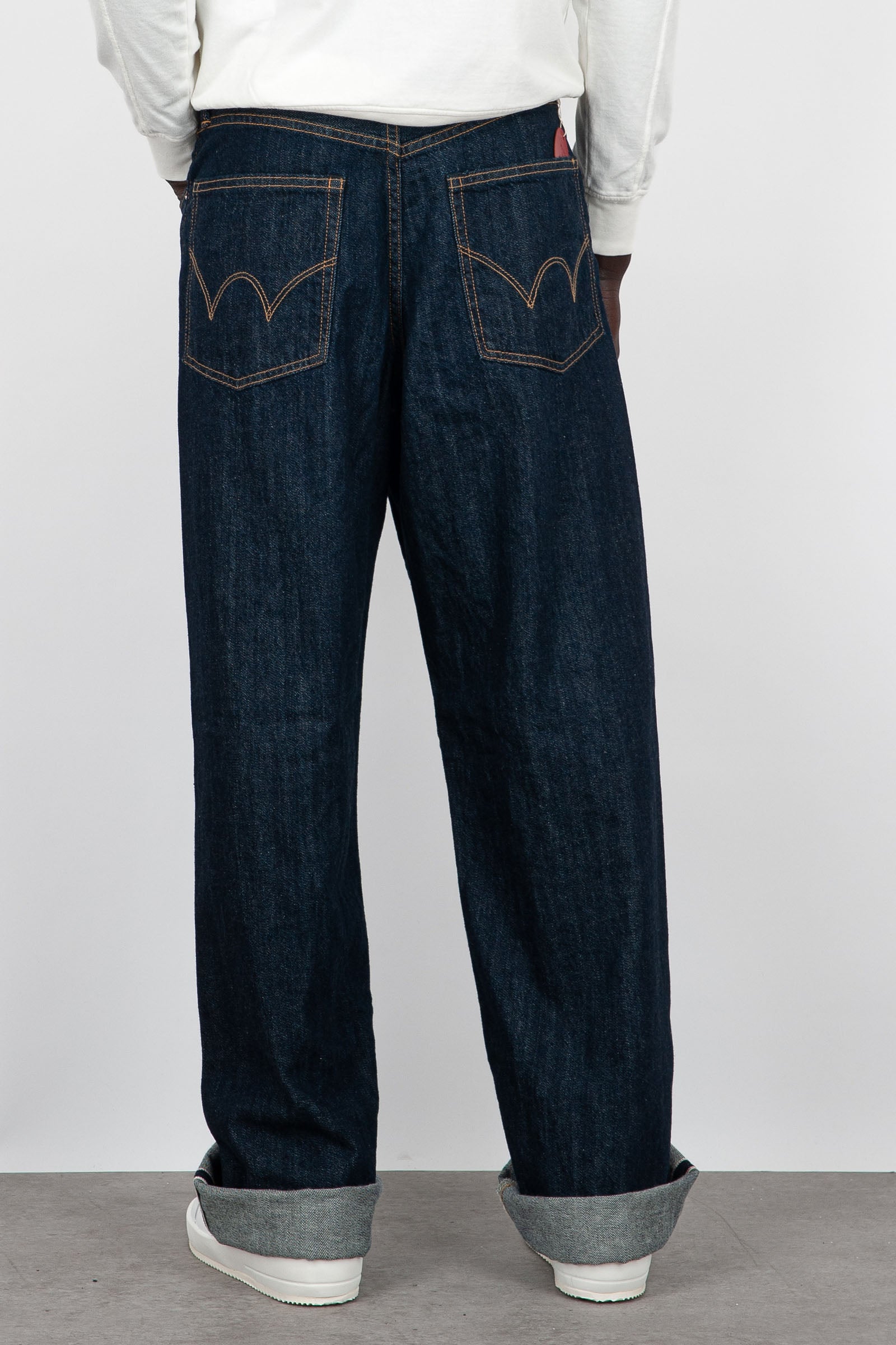 EDWIN Jeans Wide Denim Blu Scuro - 3