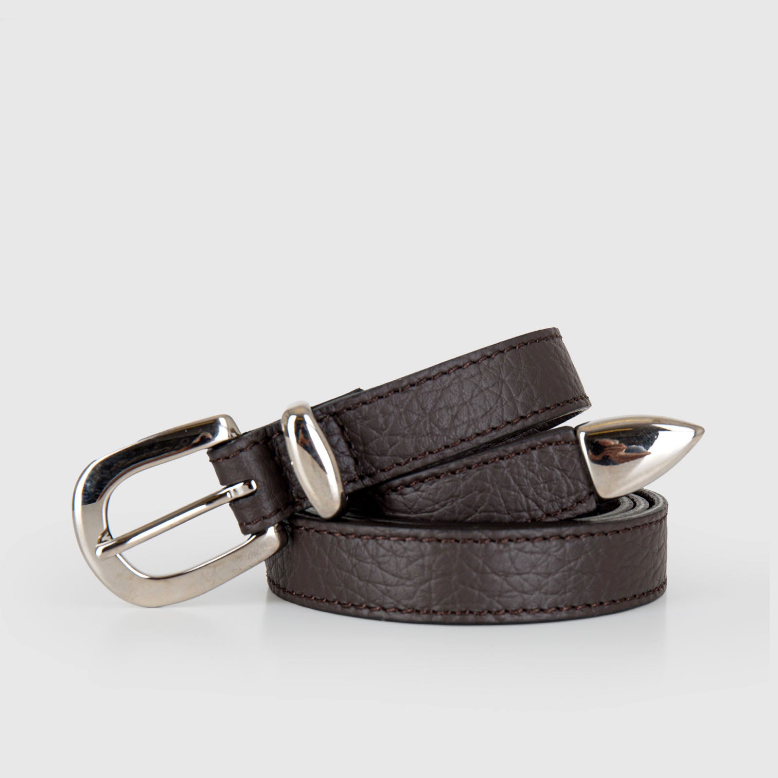 Soft Long Tip Leather Belt - 4