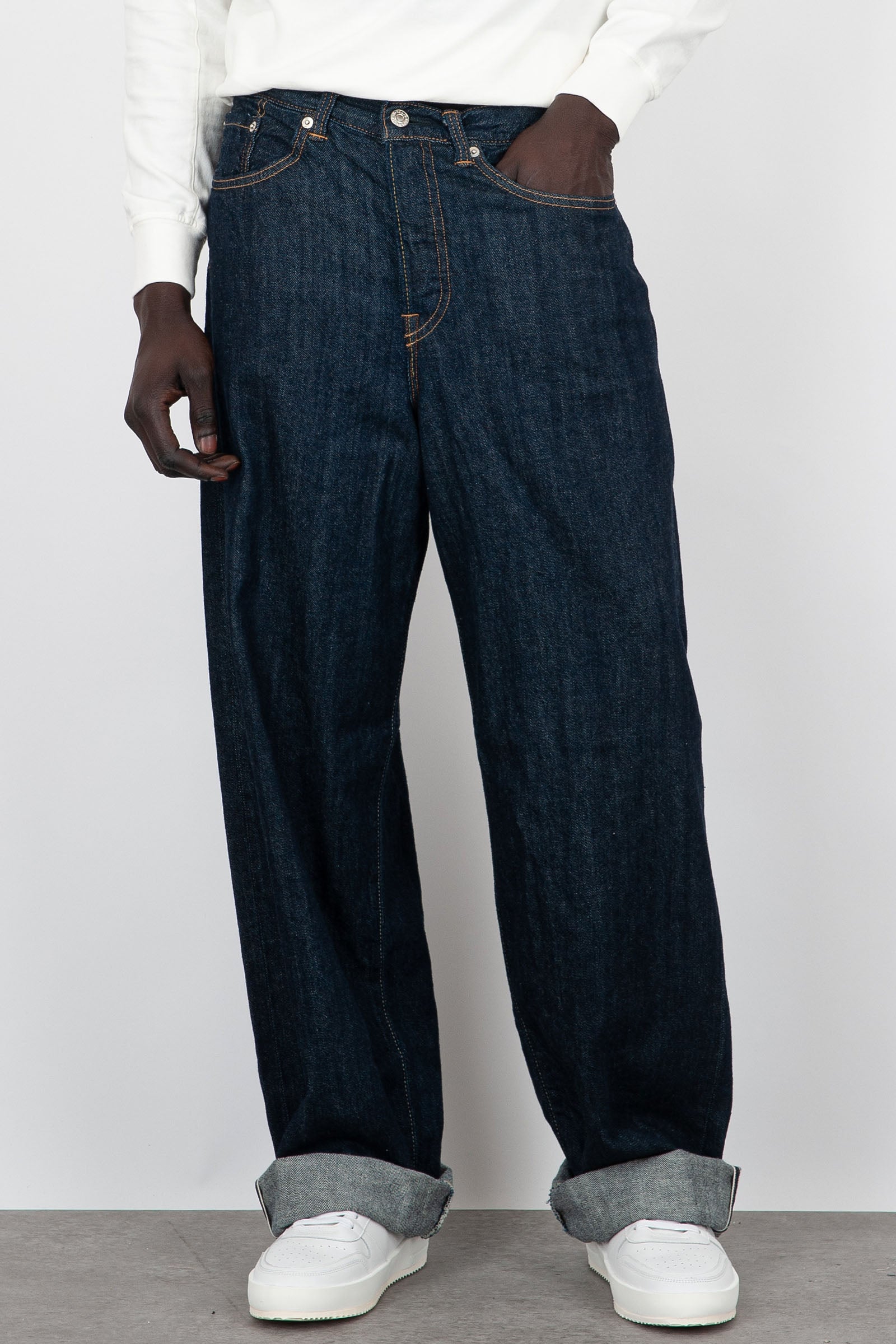 EDWIN Jeans Wide Denim Blu Scuro - 1