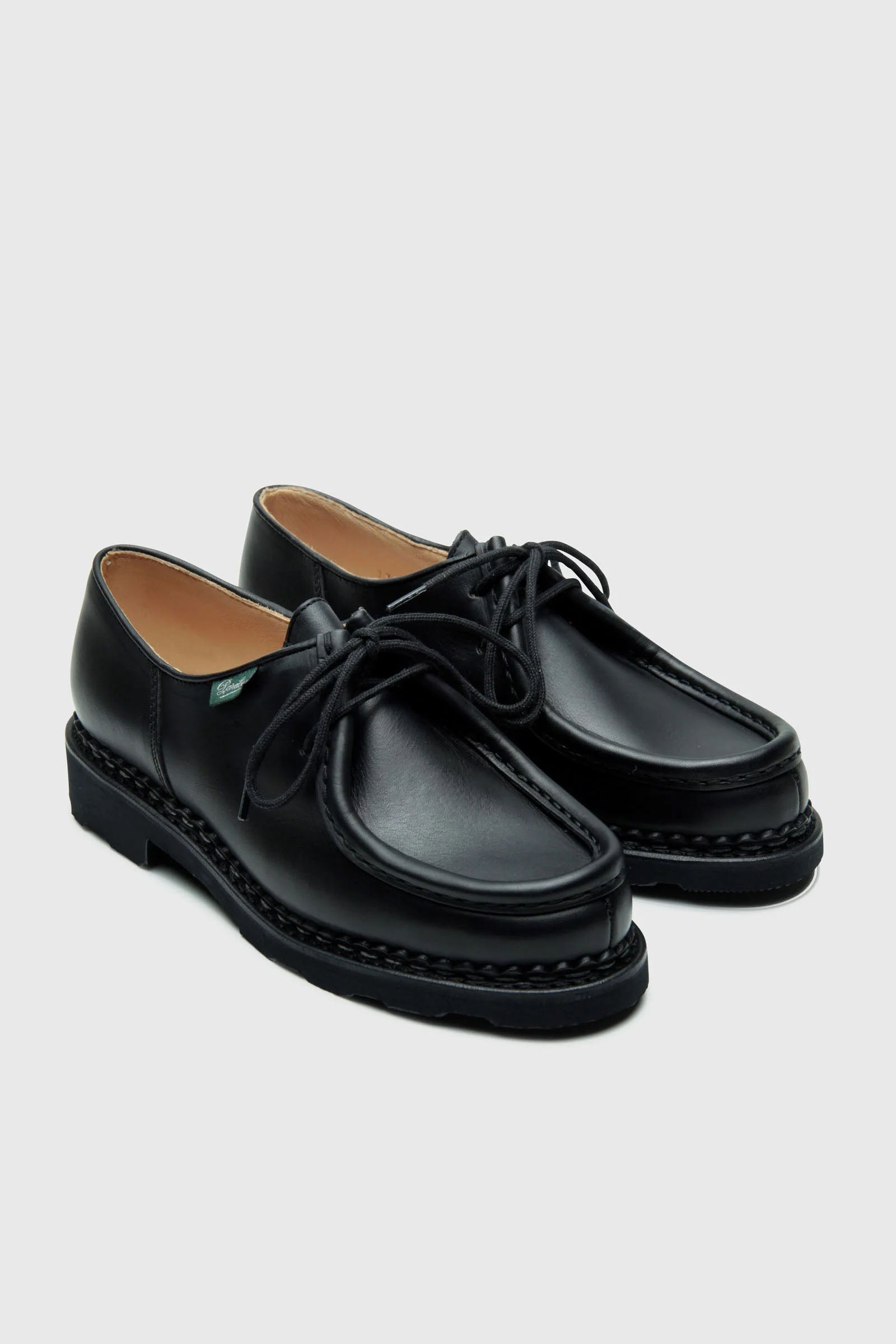 Paraboot Scarpa Derby Michael Lisse Noir Nero Uomo - 2