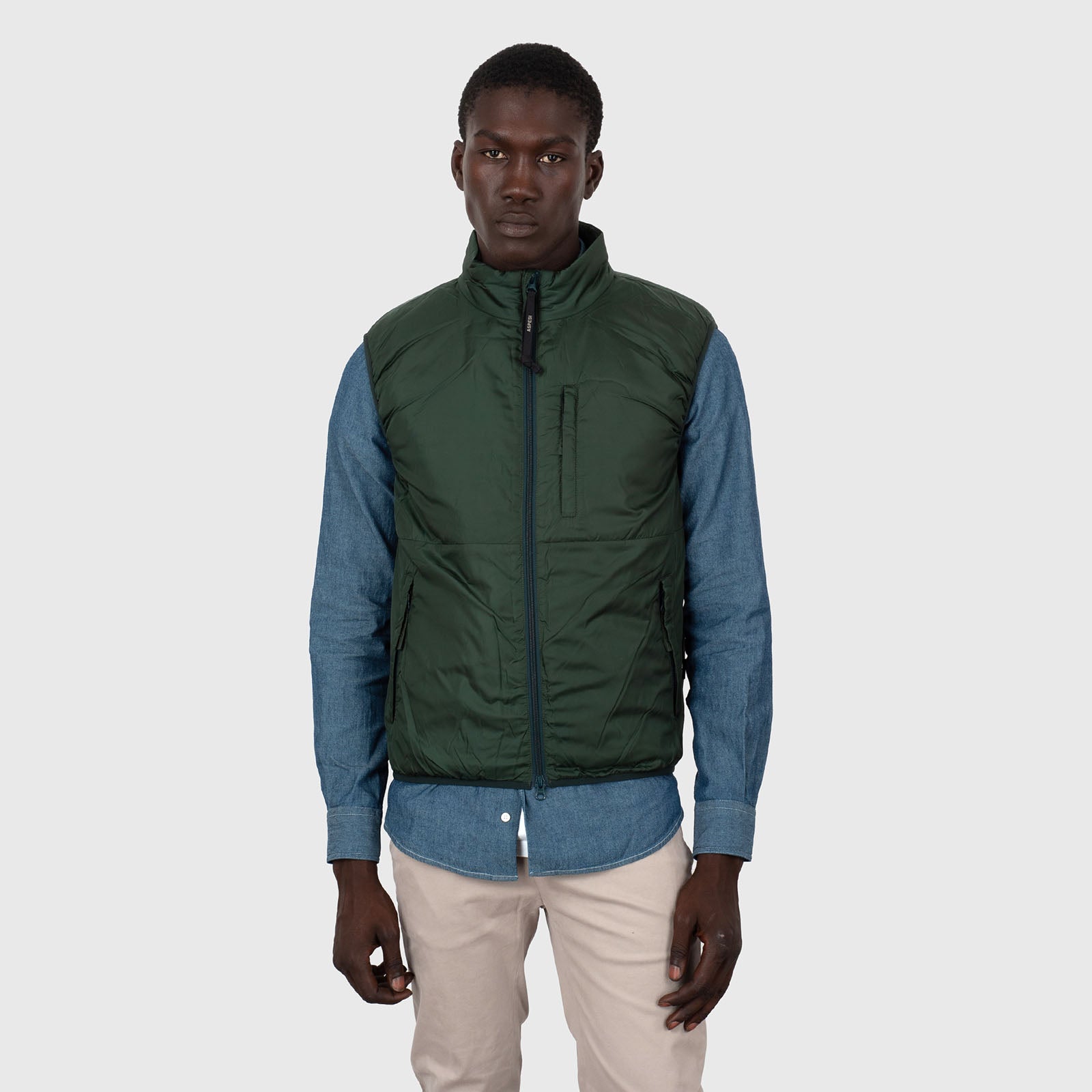 Aspesi Gilet Jil Verde Scuro Uomo - 9