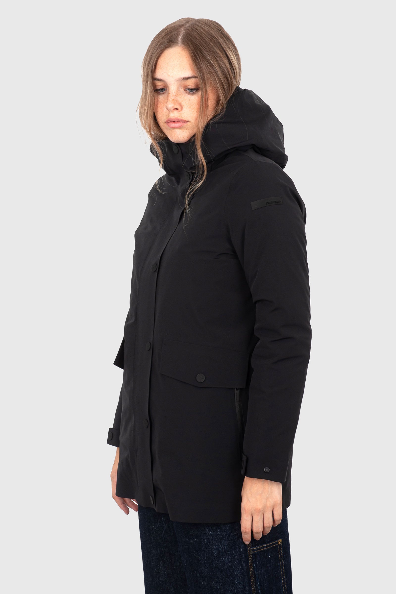 Rrd Piumino Egg Floating Parka Wom Nero Donna - 1