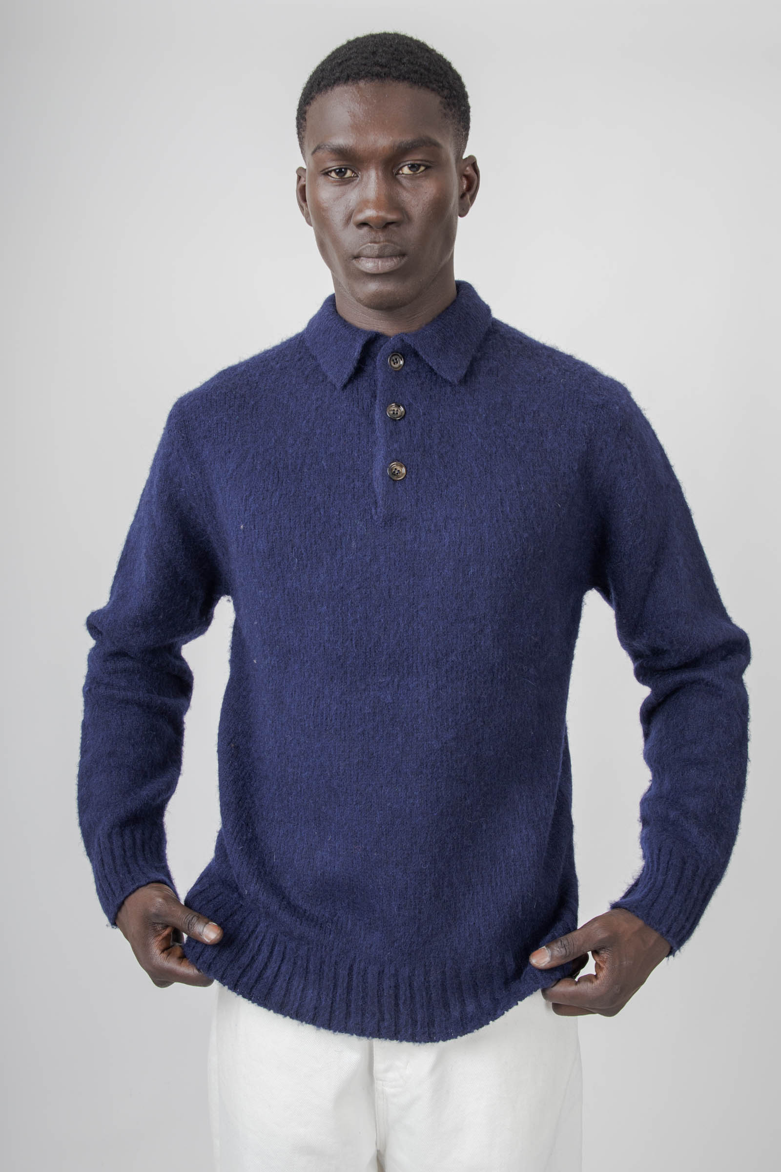 Shetland Wool Polo - 4
