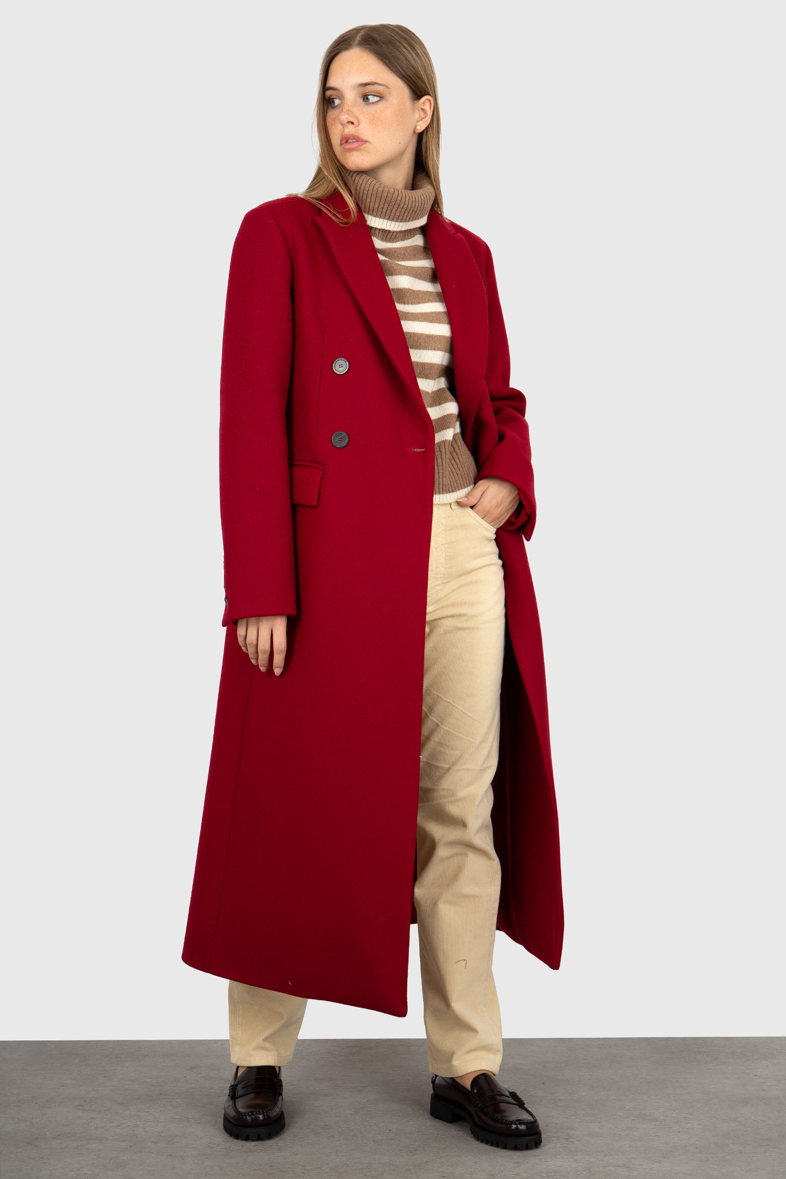 Semicouture Cappotto Heloise Rosso Donna - 9