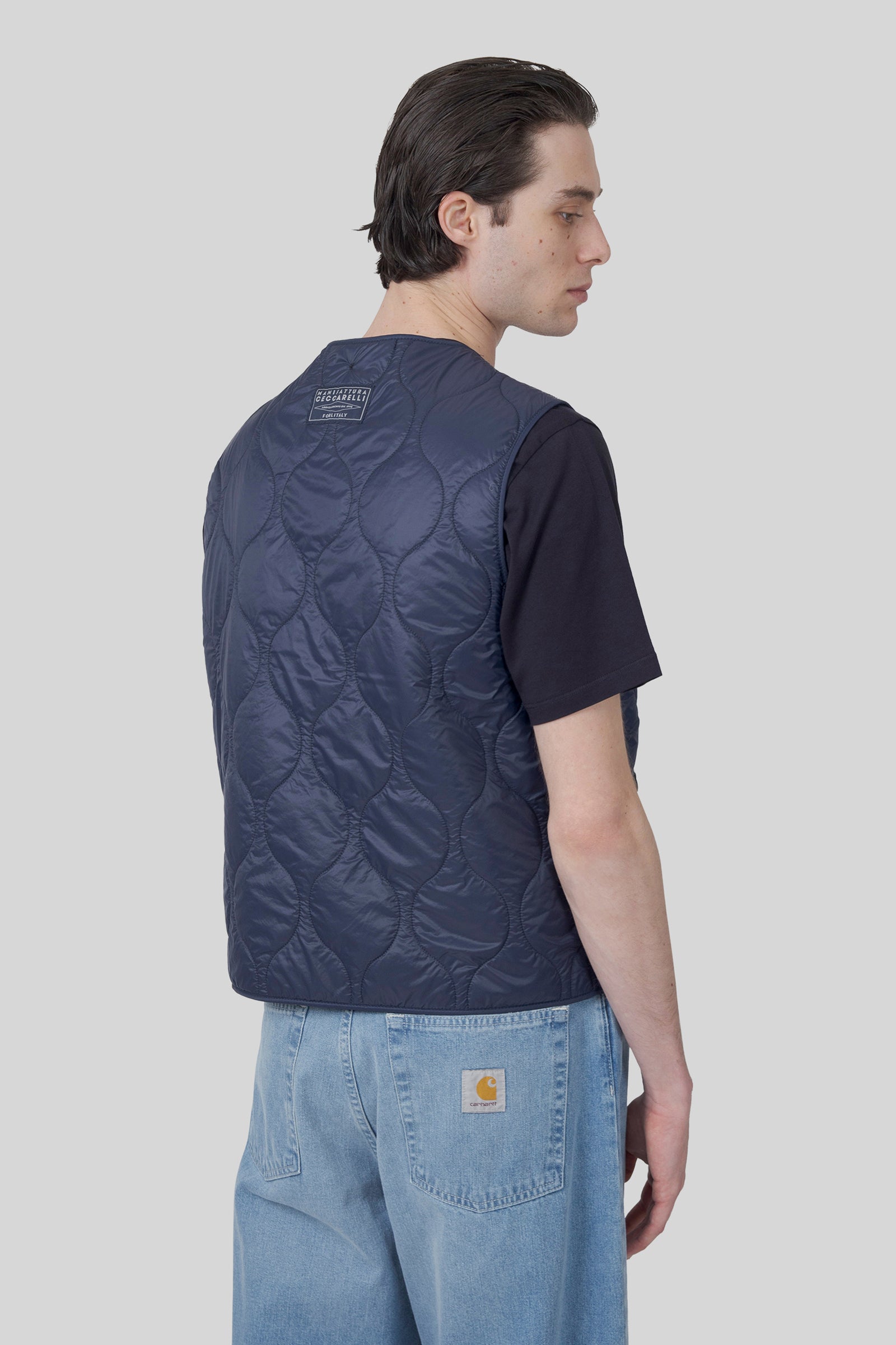 Manifattura Ceccarelli All Seasons Vest Blu/verde Uomo - 4