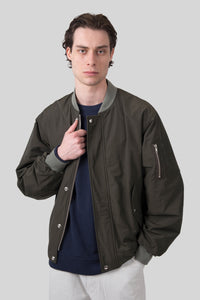 Department Five Bomber Detroit Verde Militare Uomo department five