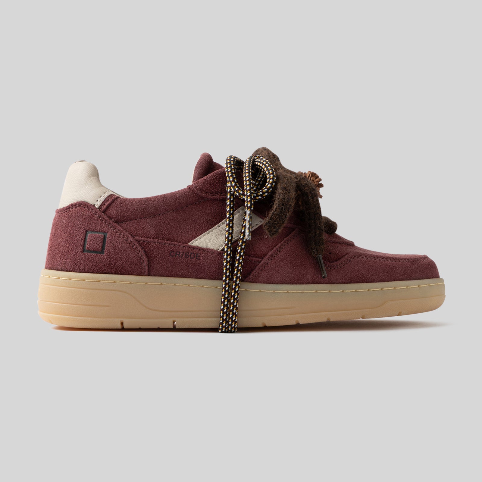 D.a.t.e. Sneaker Court 2.0 Suede Bordeaux Donna - 6