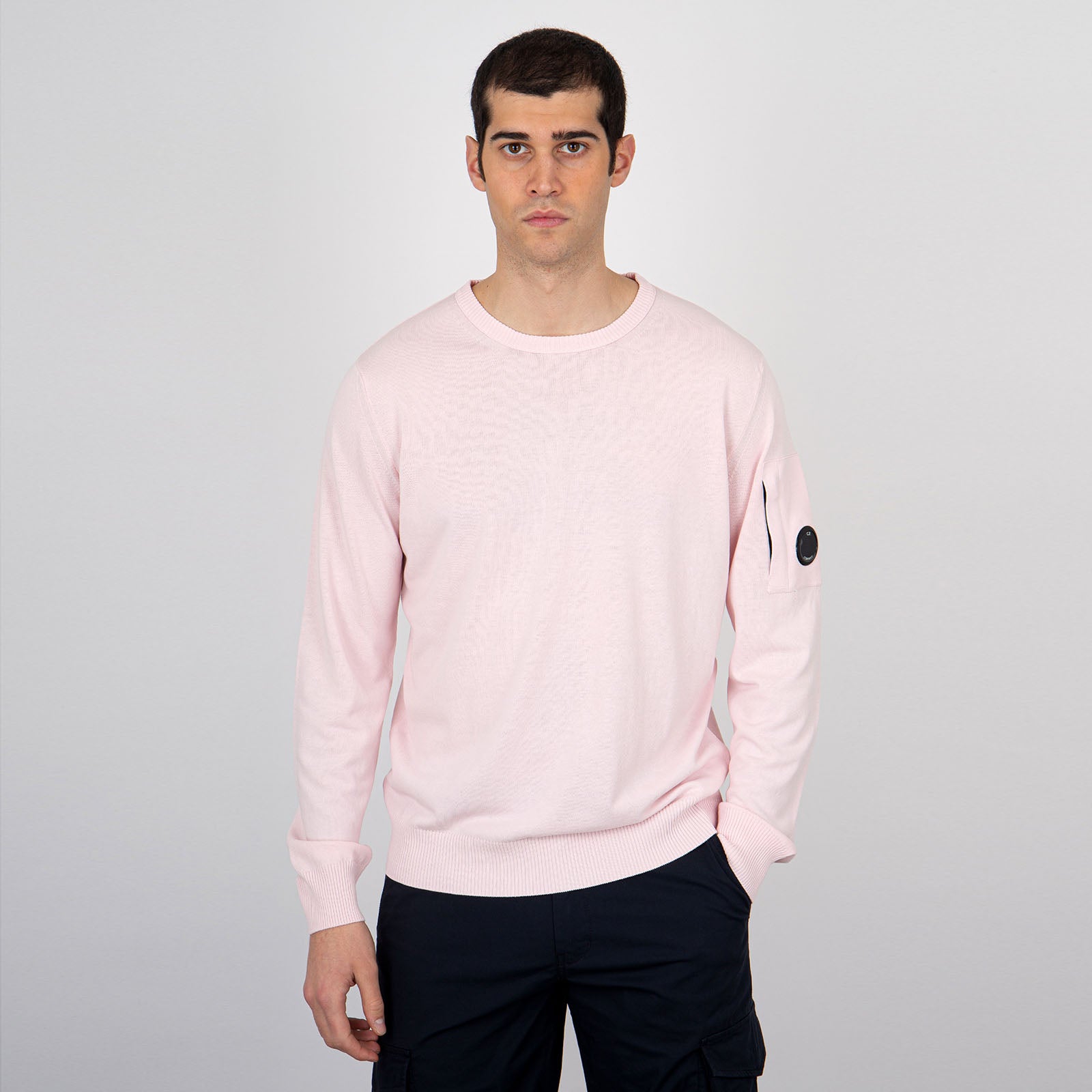 C.P. Company Cotton Crepe Pink Sweater - 7