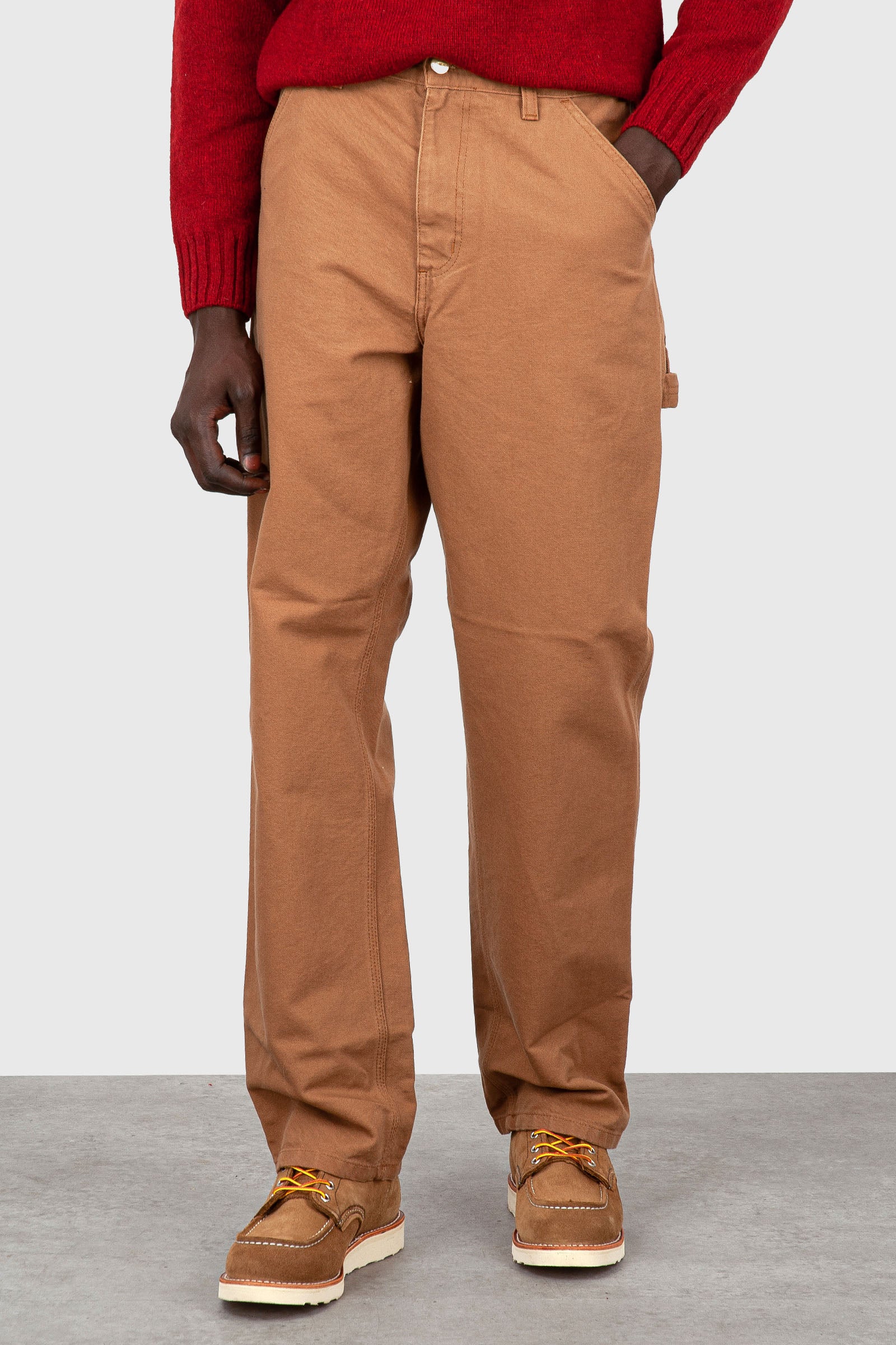 Carhartt Wip Single Knee Pant Cammello Uomo - 1