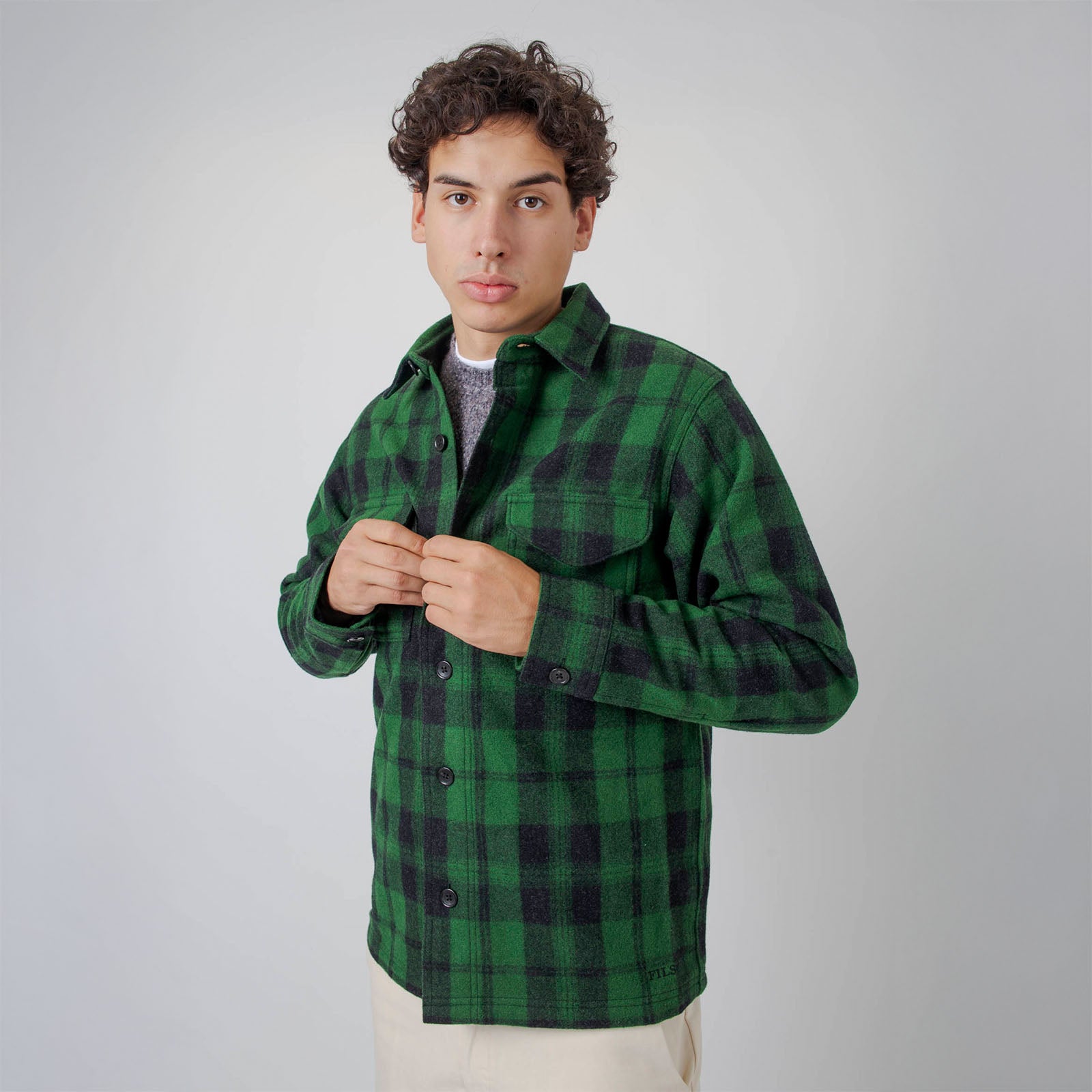 Filson Jac-shirt Verde/nero Uomo - 9