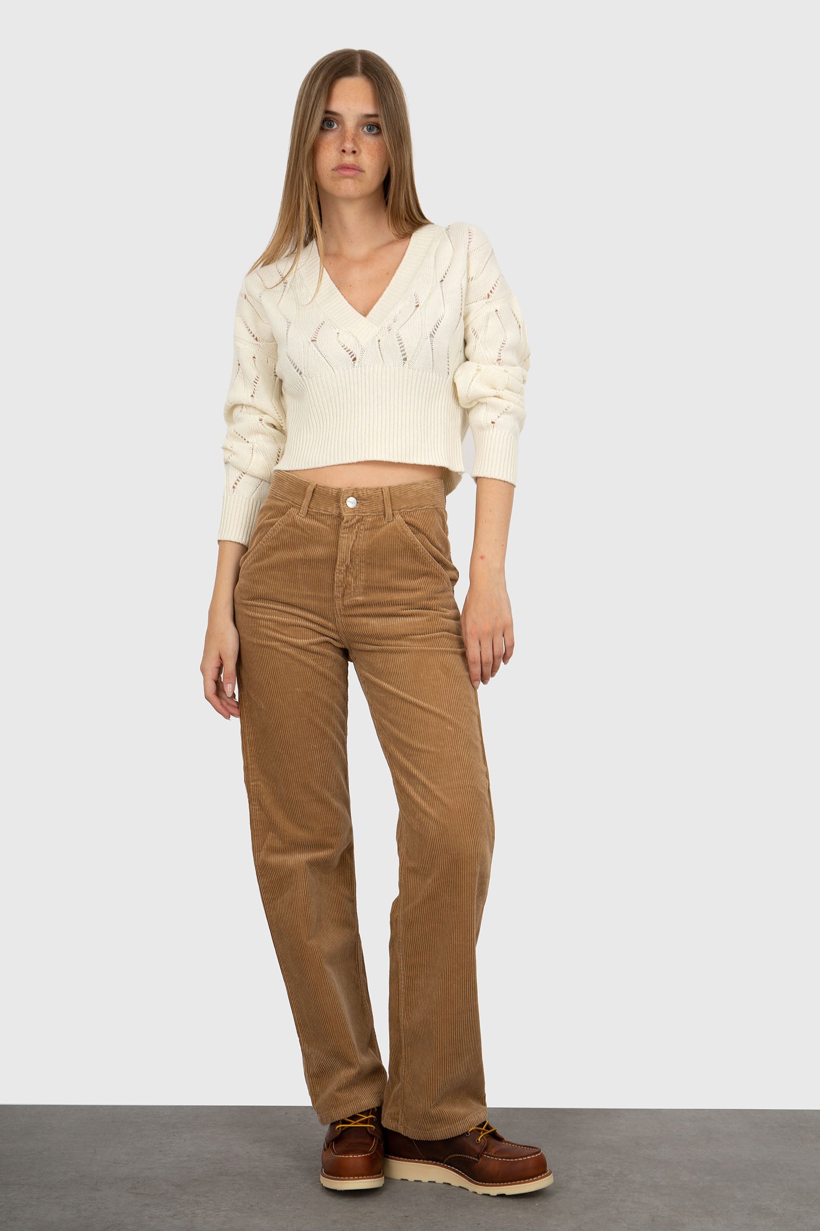 Carhartt Wip W' Simple Pant Beige Donna - 3