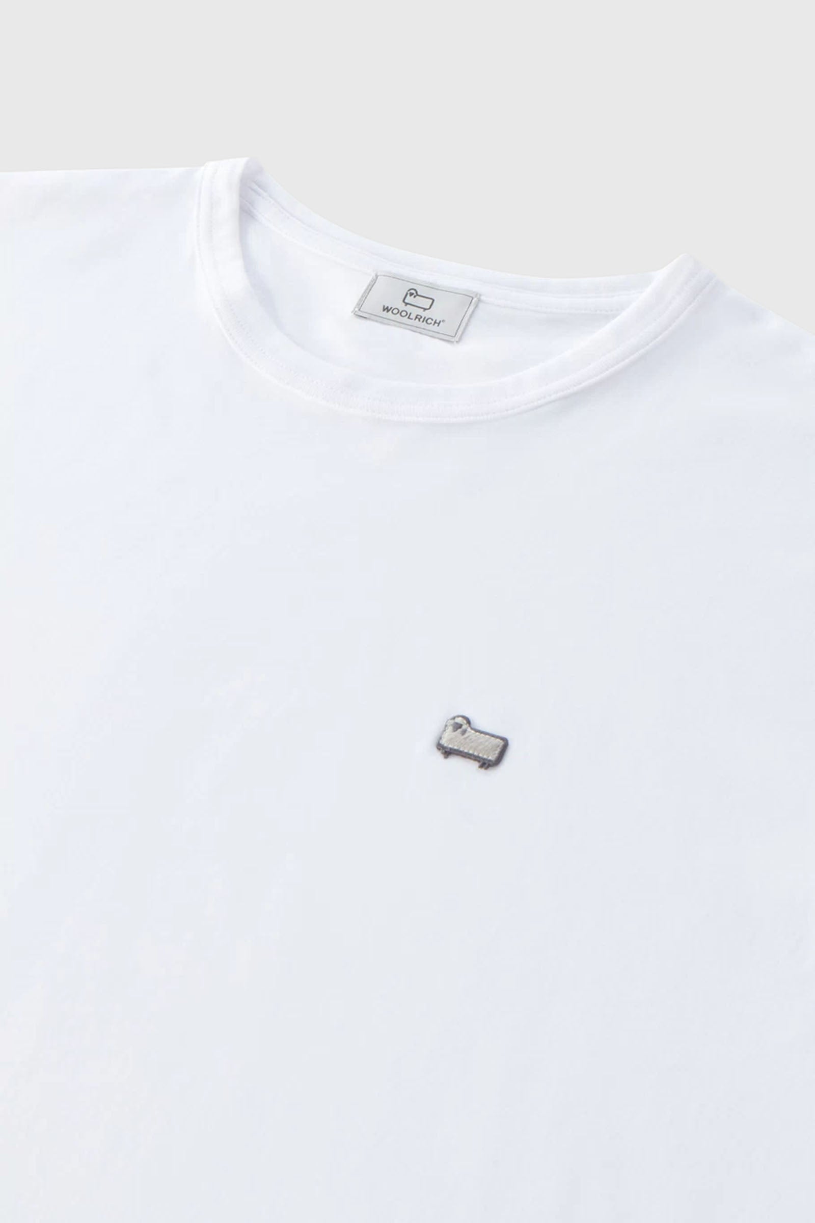 Woolrich T-shirt Sheep In Puro Cotone Bianco Uomo - 6