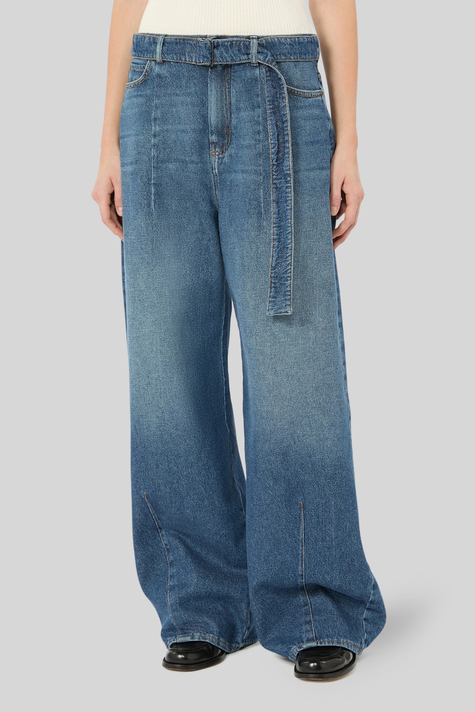 Max Mara Weekend Jeans Madia Blu Medio Donna - 1