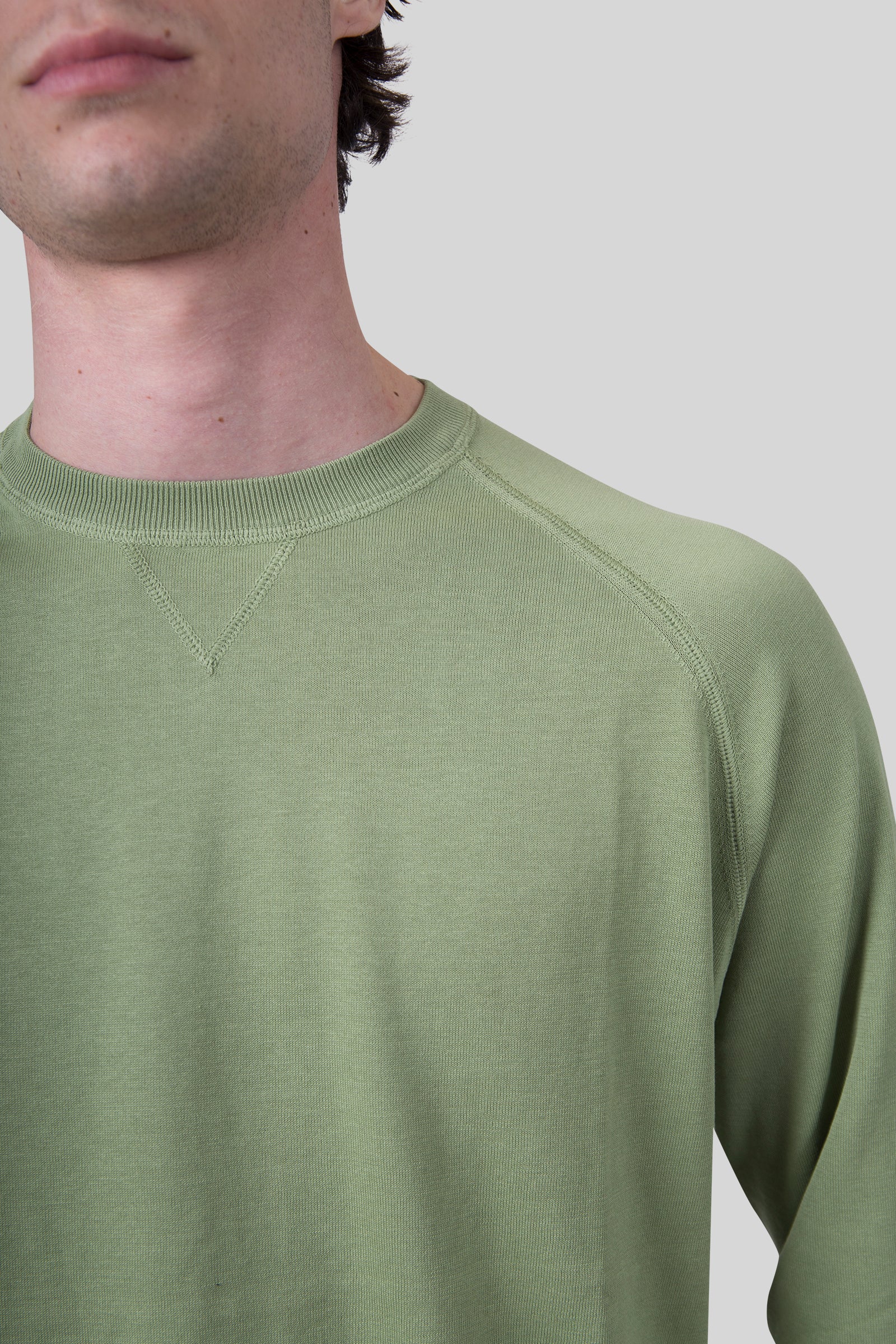 Aspesi Maglia Girocollo In Cotone Pistacchio Donna - 2