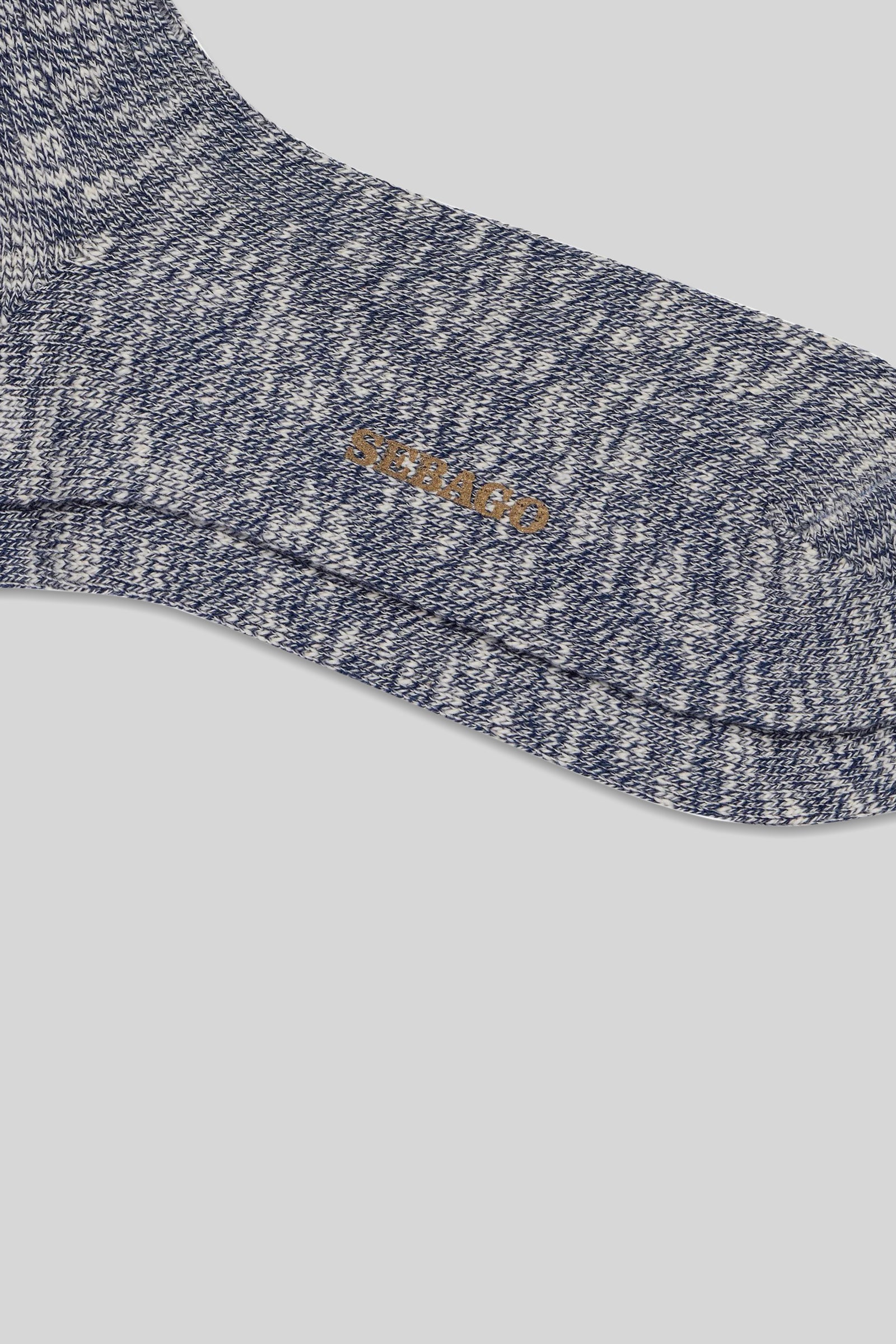 Sebago Calzino Seboeis Country Blu/bianco Off Uomo - 2