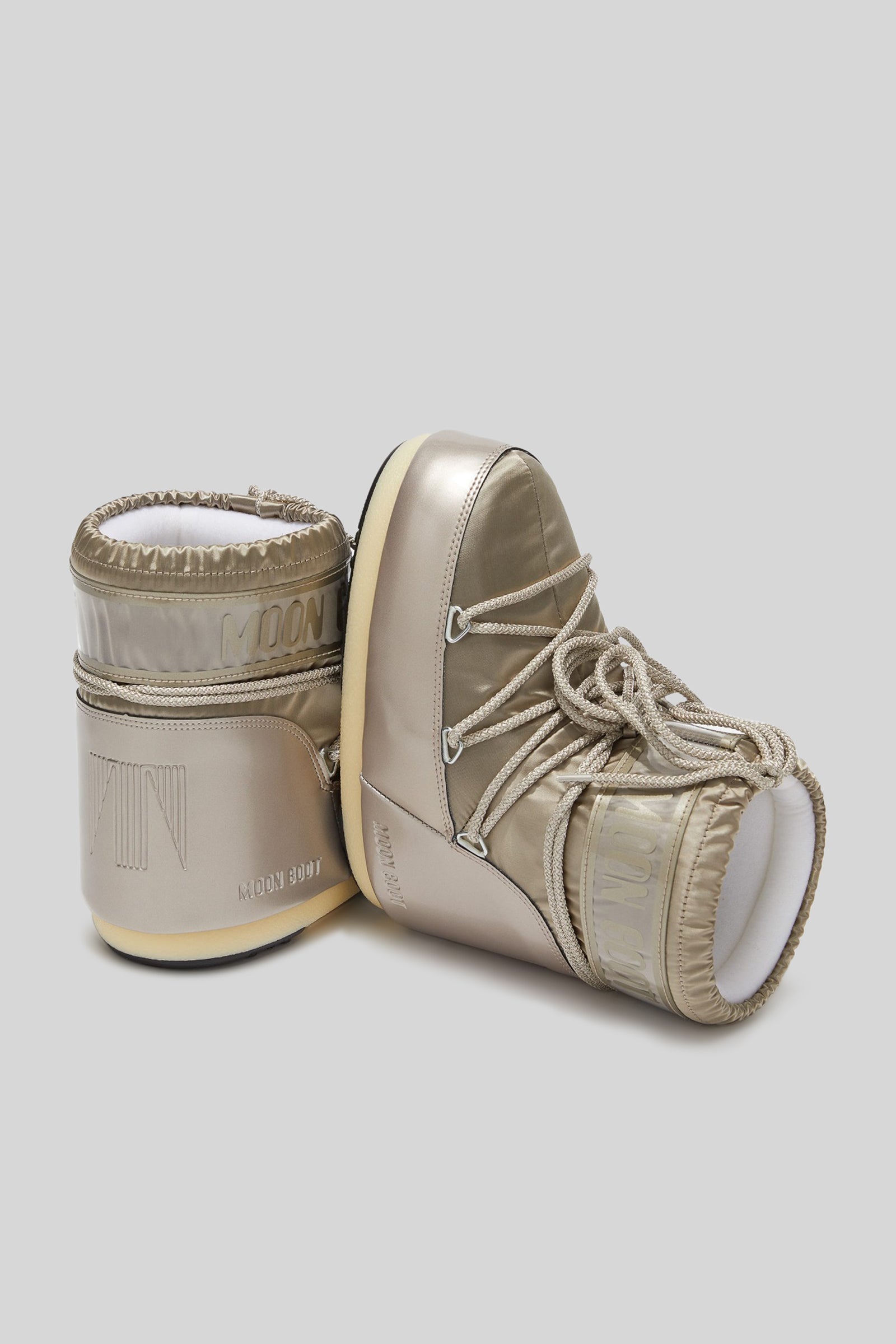 Moon Boot Icon Low Glance Platino Donna - 4