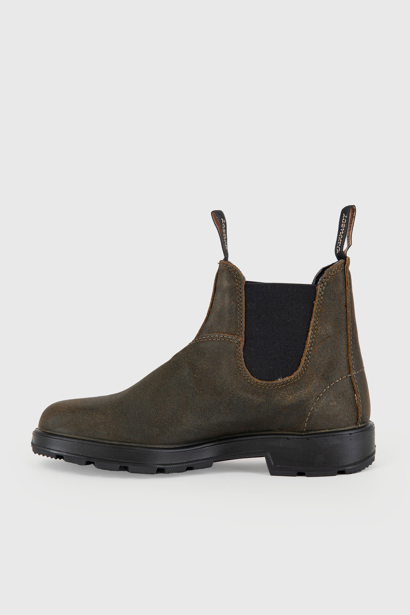 1615 Dark Olive Waxed Suede Chelsea Boot - 7