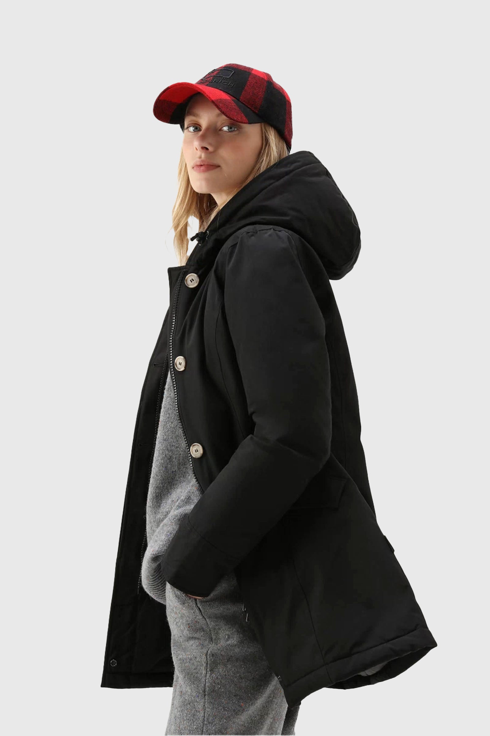 Woolrich Arctic Raccoon Parka Nero Donna - 2