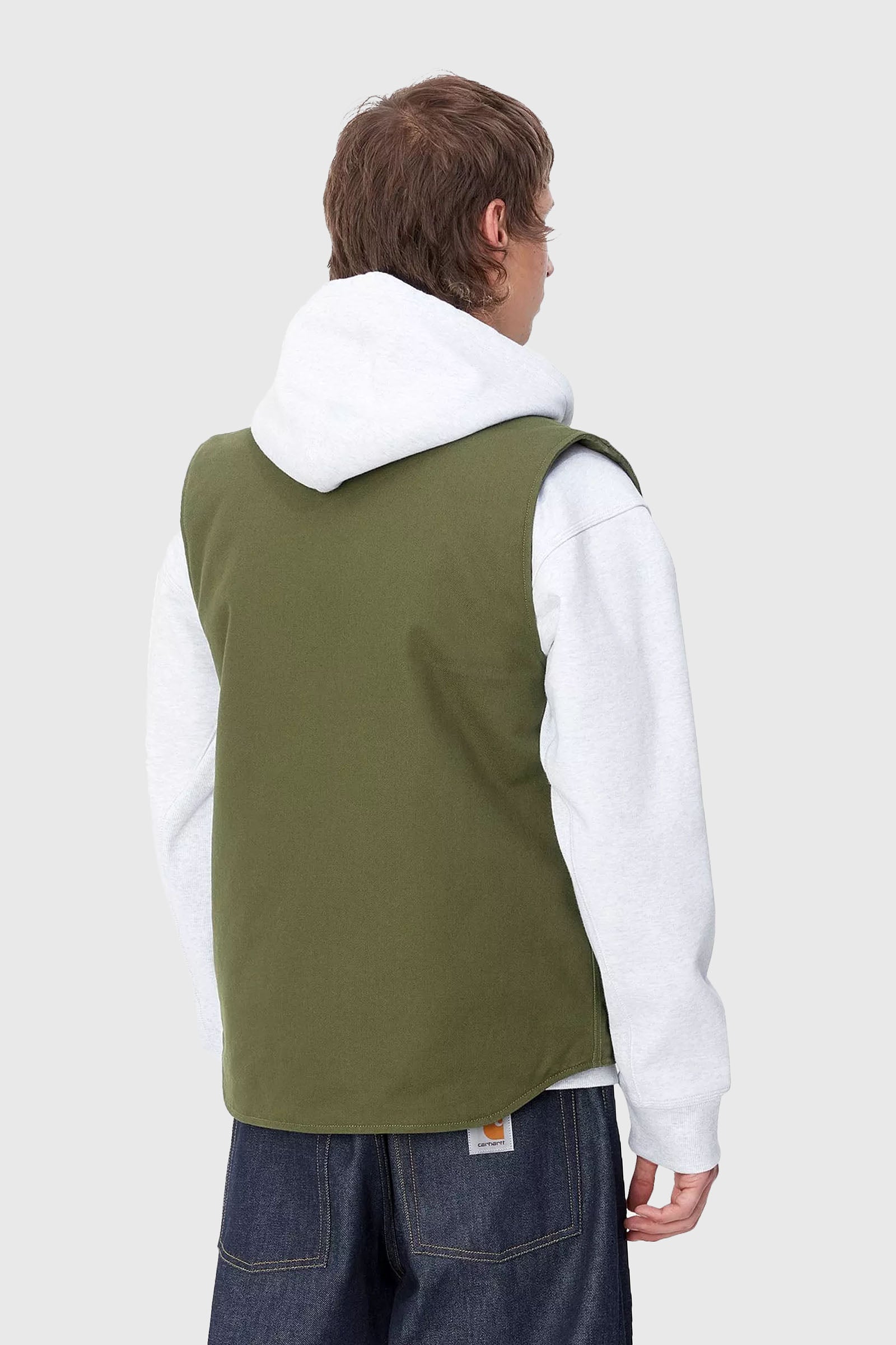 Carhartt Wip Classic Vest Verde Militare Uomo - 3