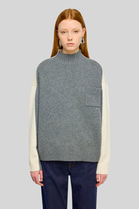 Semicouture Maglia Winnie Grigio/burro Donna semicouture